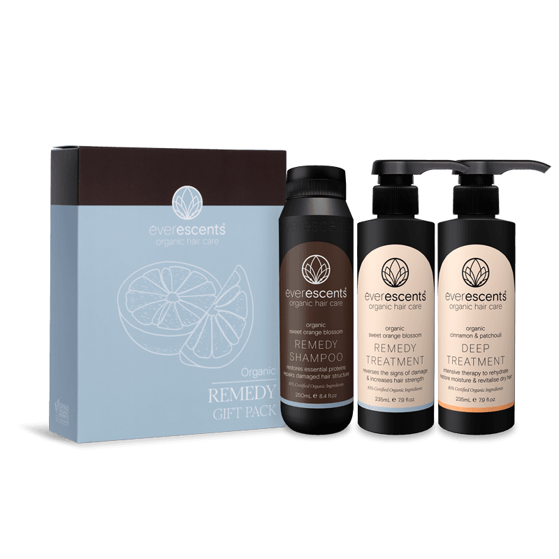 EverEscents Organic Remedy Trio Pack with Deep Treatment