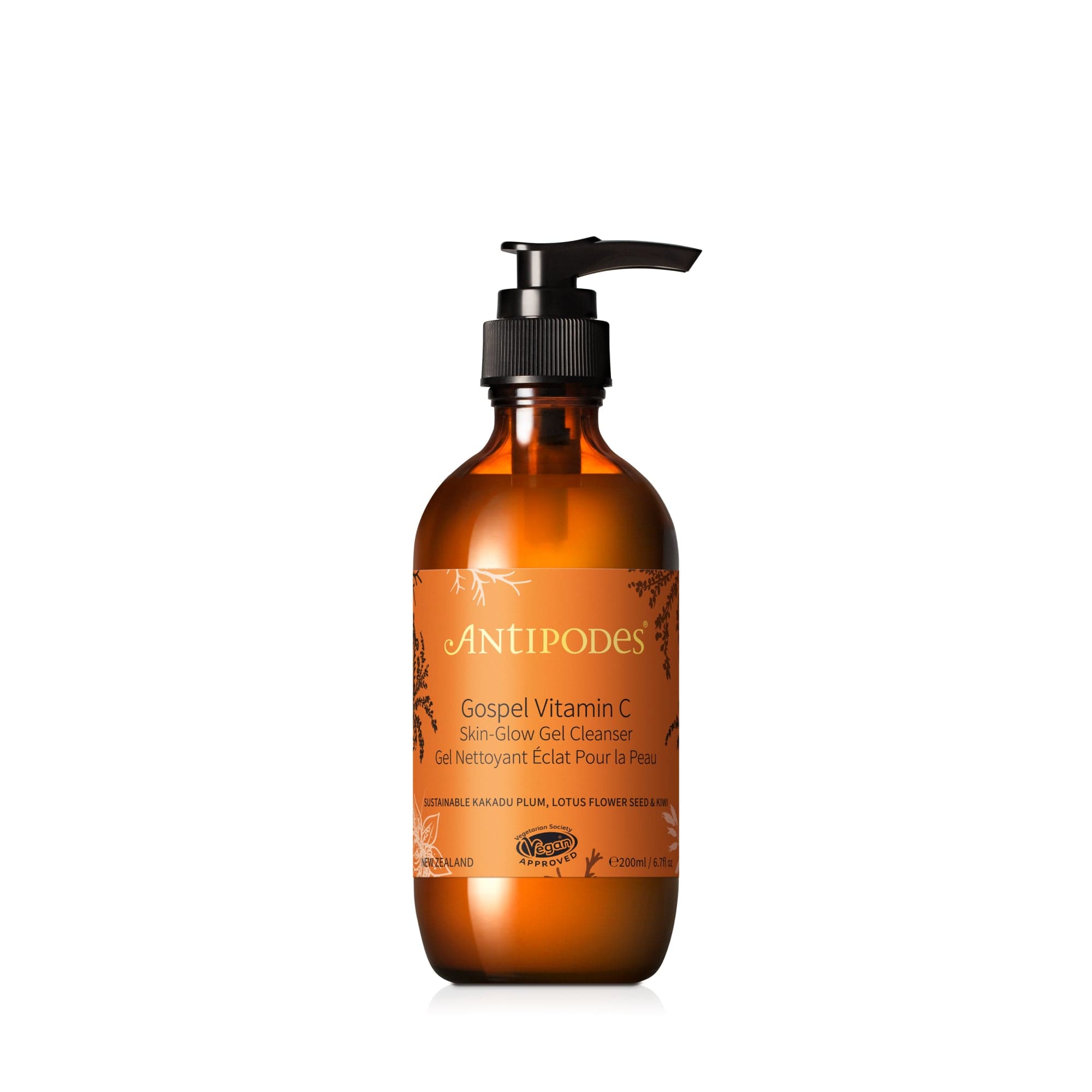 Antipodes Gospel Vitamin C Skin Glow Gel Cleanser 200ml