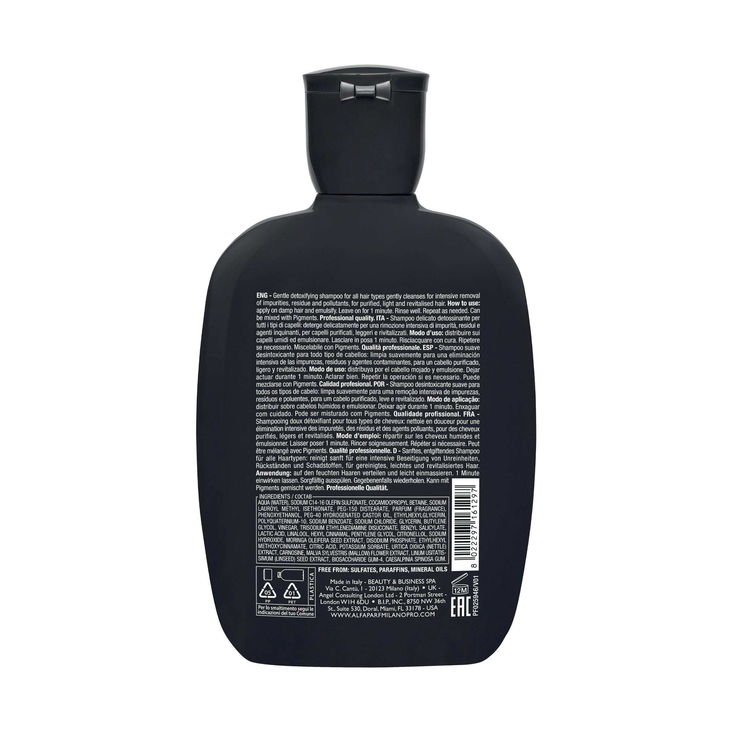 Alfaparf Milano Semi di Lino Sublime Detoxifying Low Shampoo 250ml