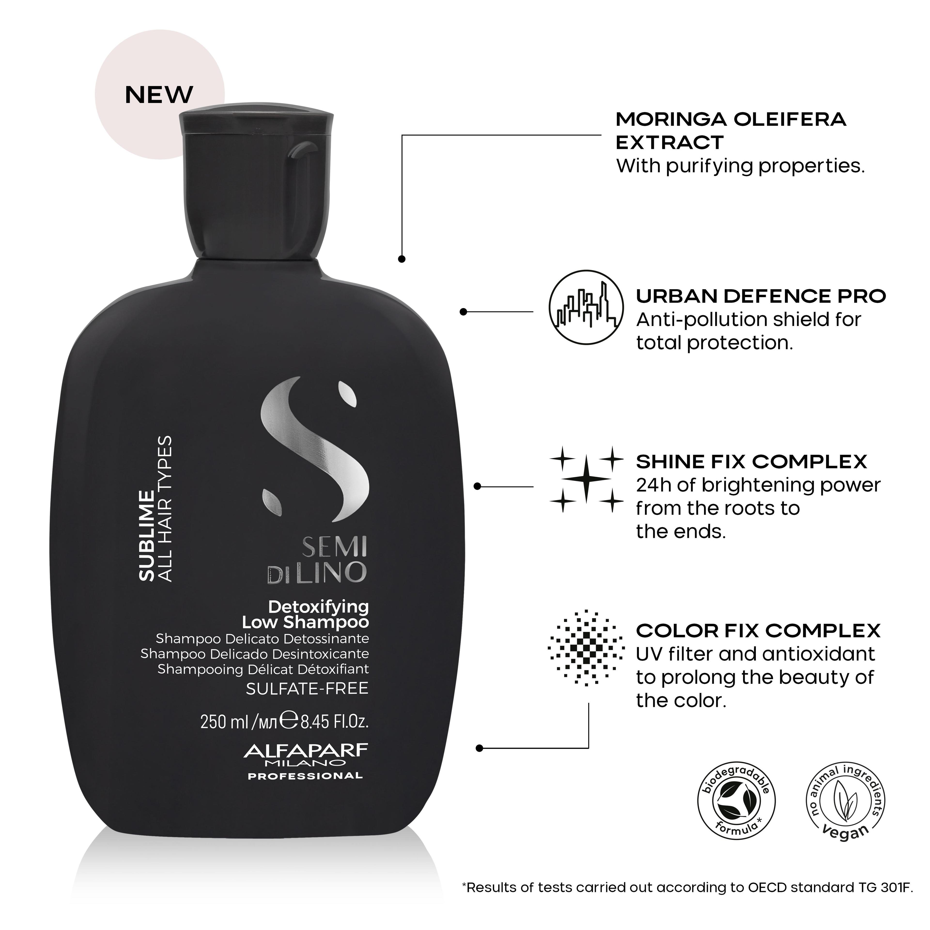 Alfaparf Milano Semi di Lino Sublime Detoxifying Low Shampoo 250ml