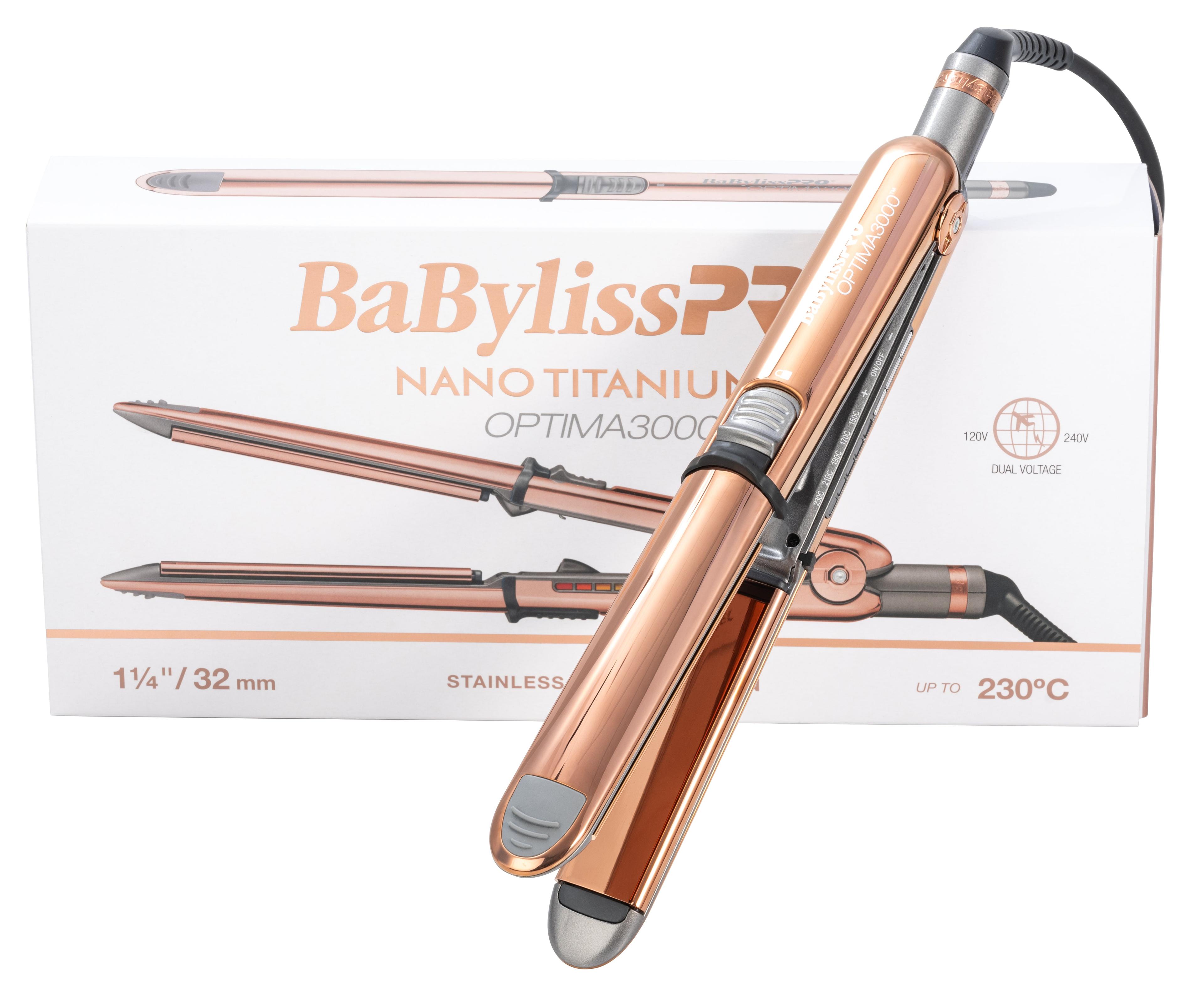 ▷ BaByliss Pro Alisador para Cabello Nano Titanium Optima 3000 ©