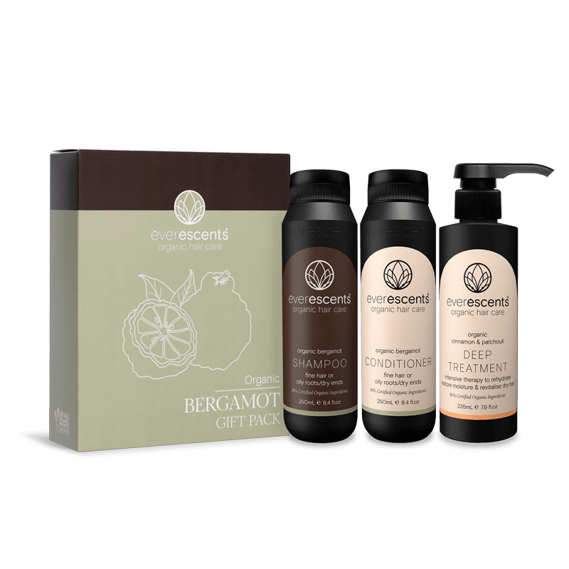 EverEscents Organic Bergamot Trio Pack with Deep Treatment