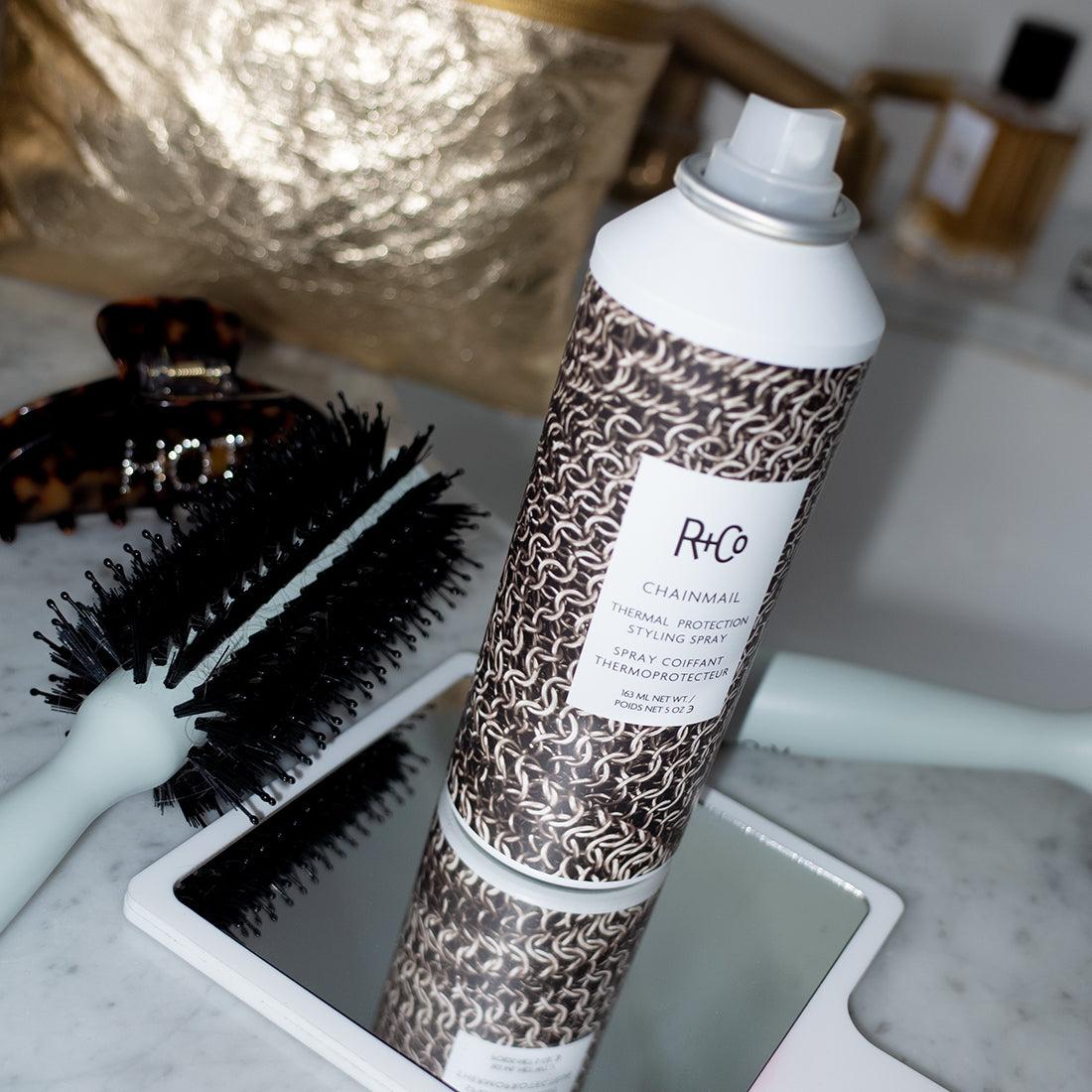 R+Co Chainmail Thermal Protection Styling Spray 163ml