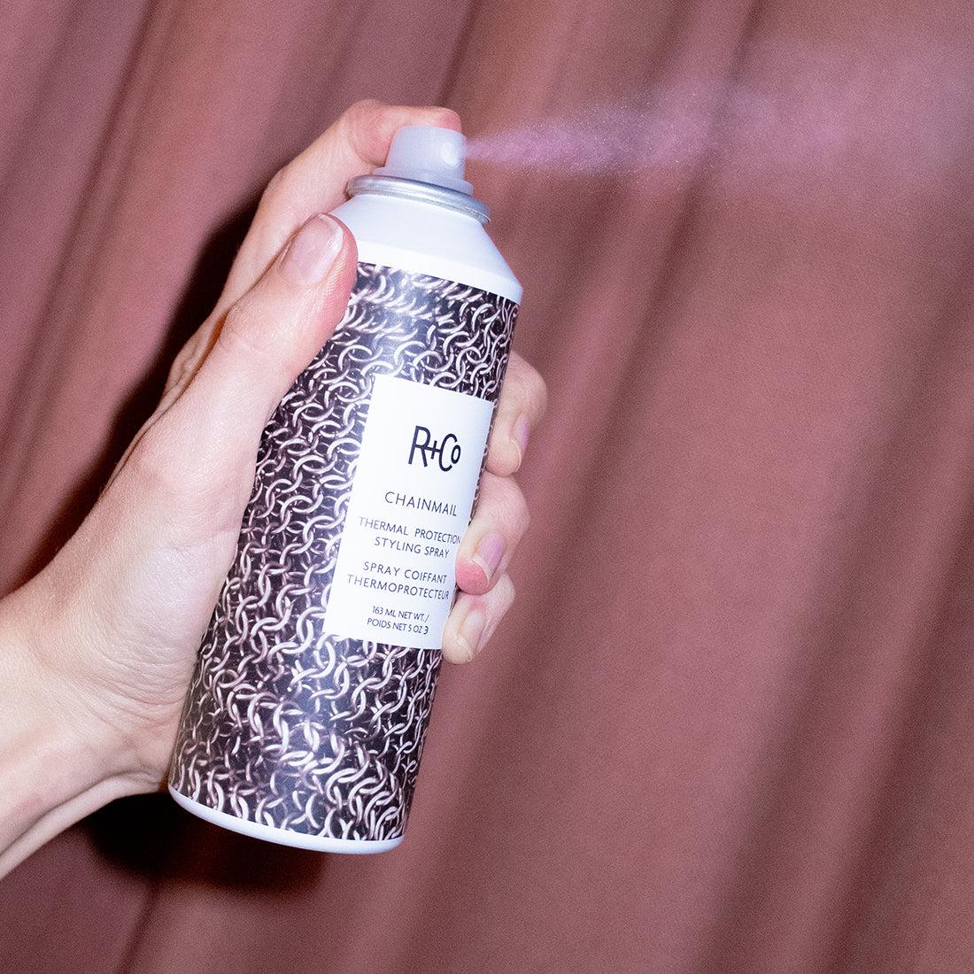 R+Co Chainmail Thermal Protection Styling Spray 163ml