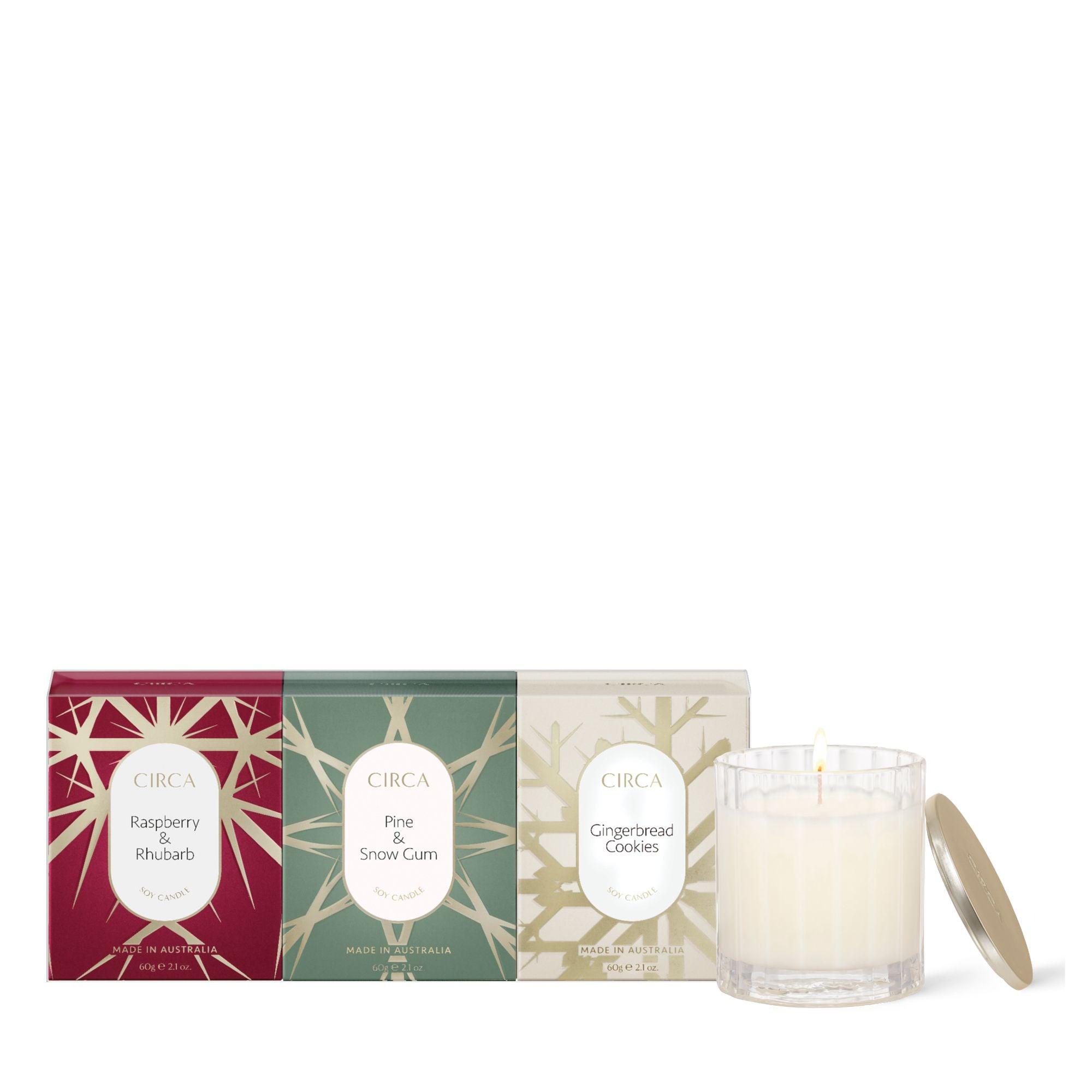 CIRCA Christmas Candle Trio 3x60g