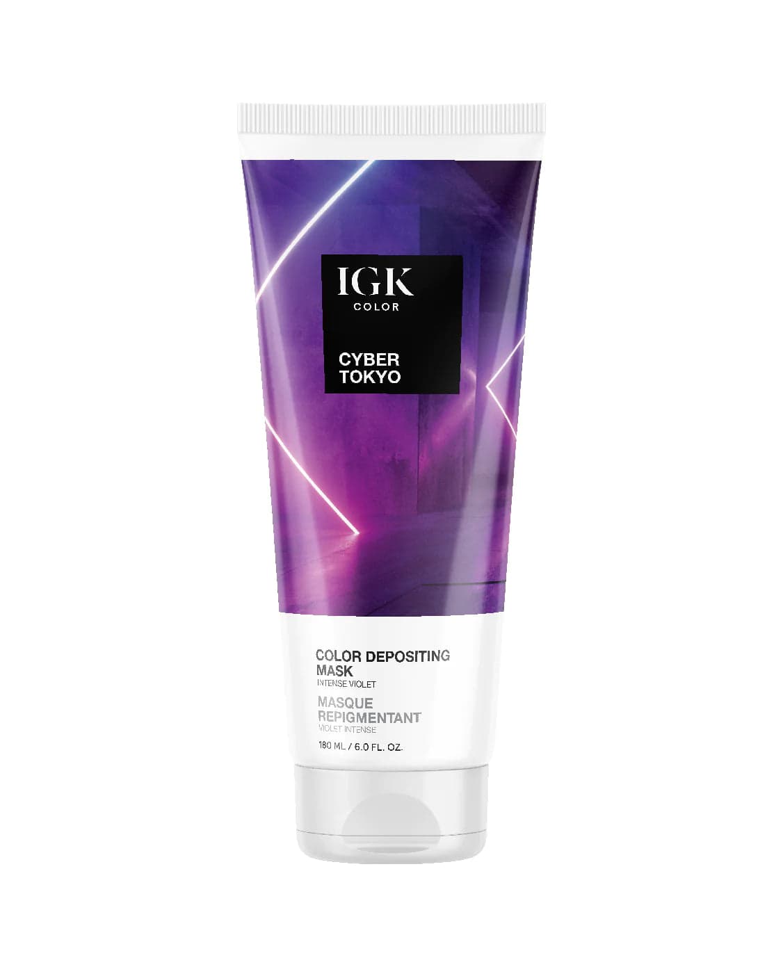 IGK Color Depositing Mask Cyber Tokyo - Intense Violet 180ml