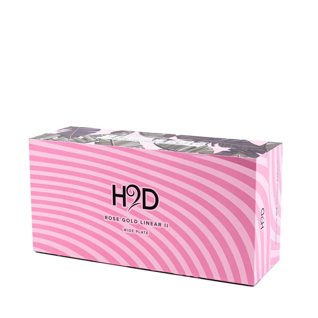 H2D Linear 11 Rose Gold Wide Hair Straightener