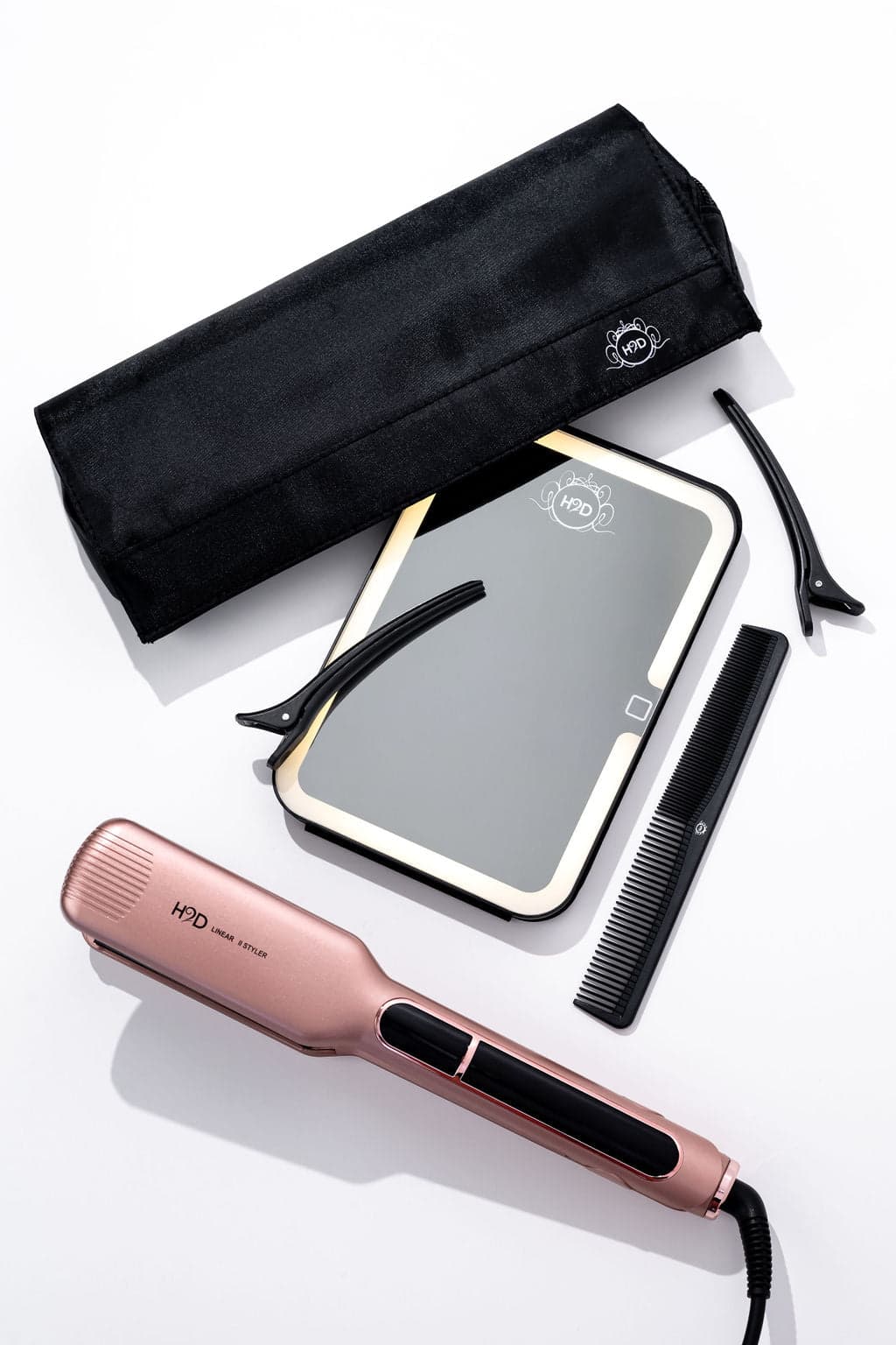 H2D Linear 11 Rose Gold Wide Hair Straightener