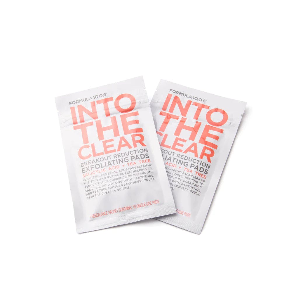 Formula 10.0.6 Into The Clear Exfoliating Pads 2 x 10 Pack