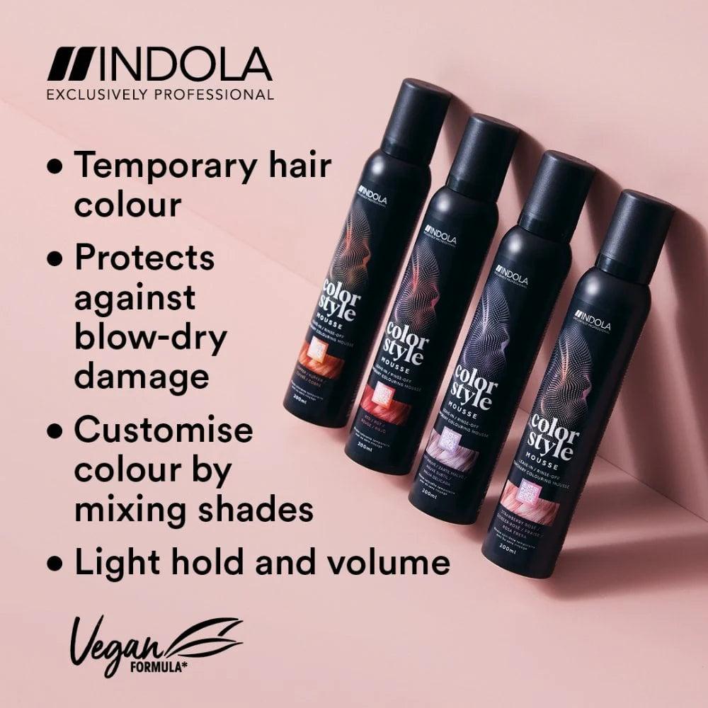 Indola Colour Style Mousse - Anthracite 200ml