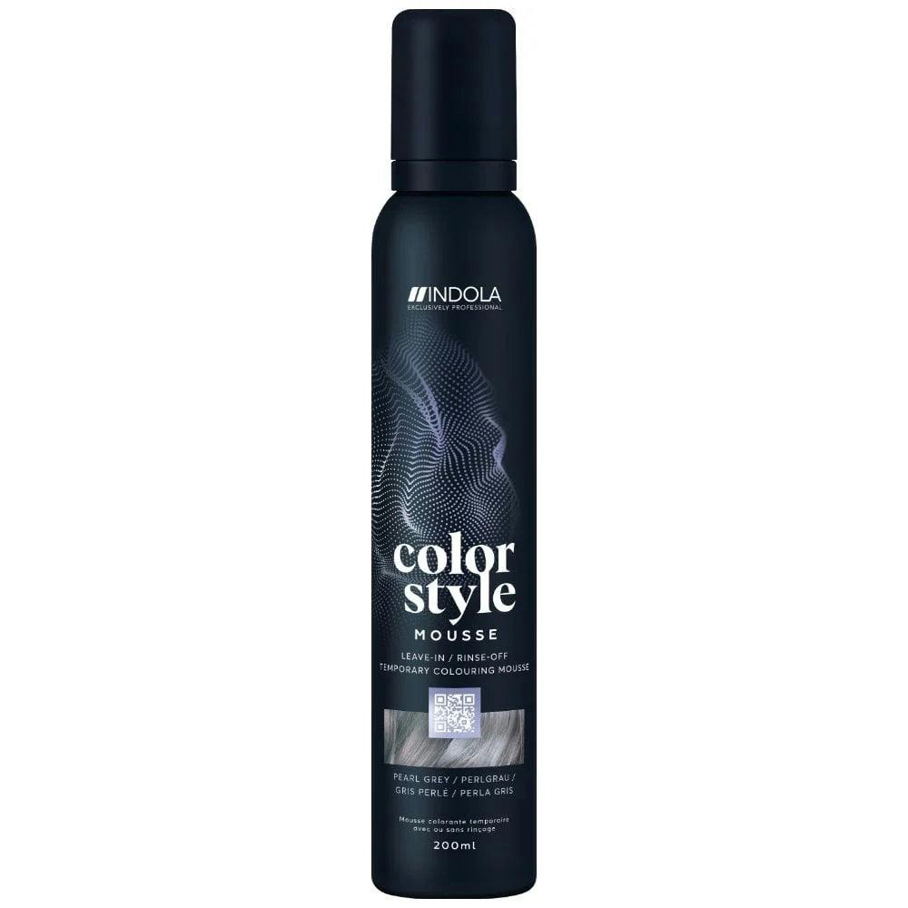 Indola Colour Style Mousse - Pearl Grey 200ml
