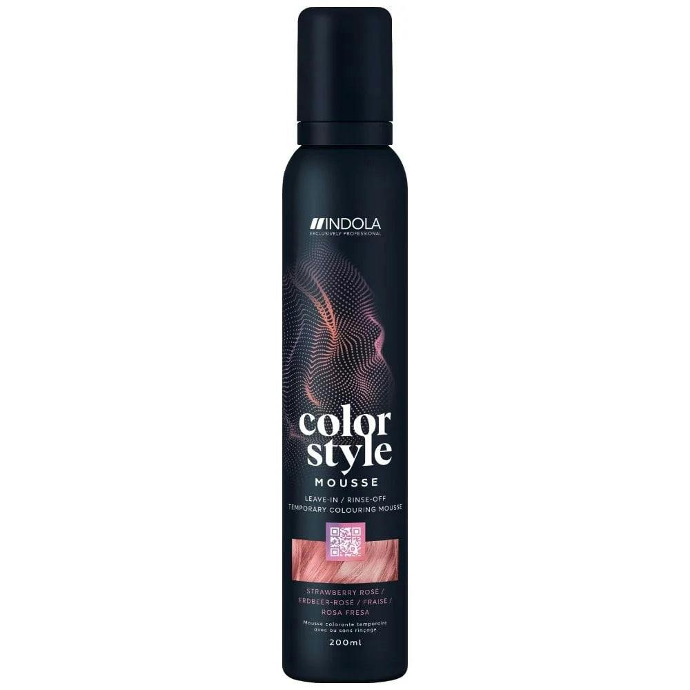 Indola Colour Style Mousse - Strawberry Rose 200ml