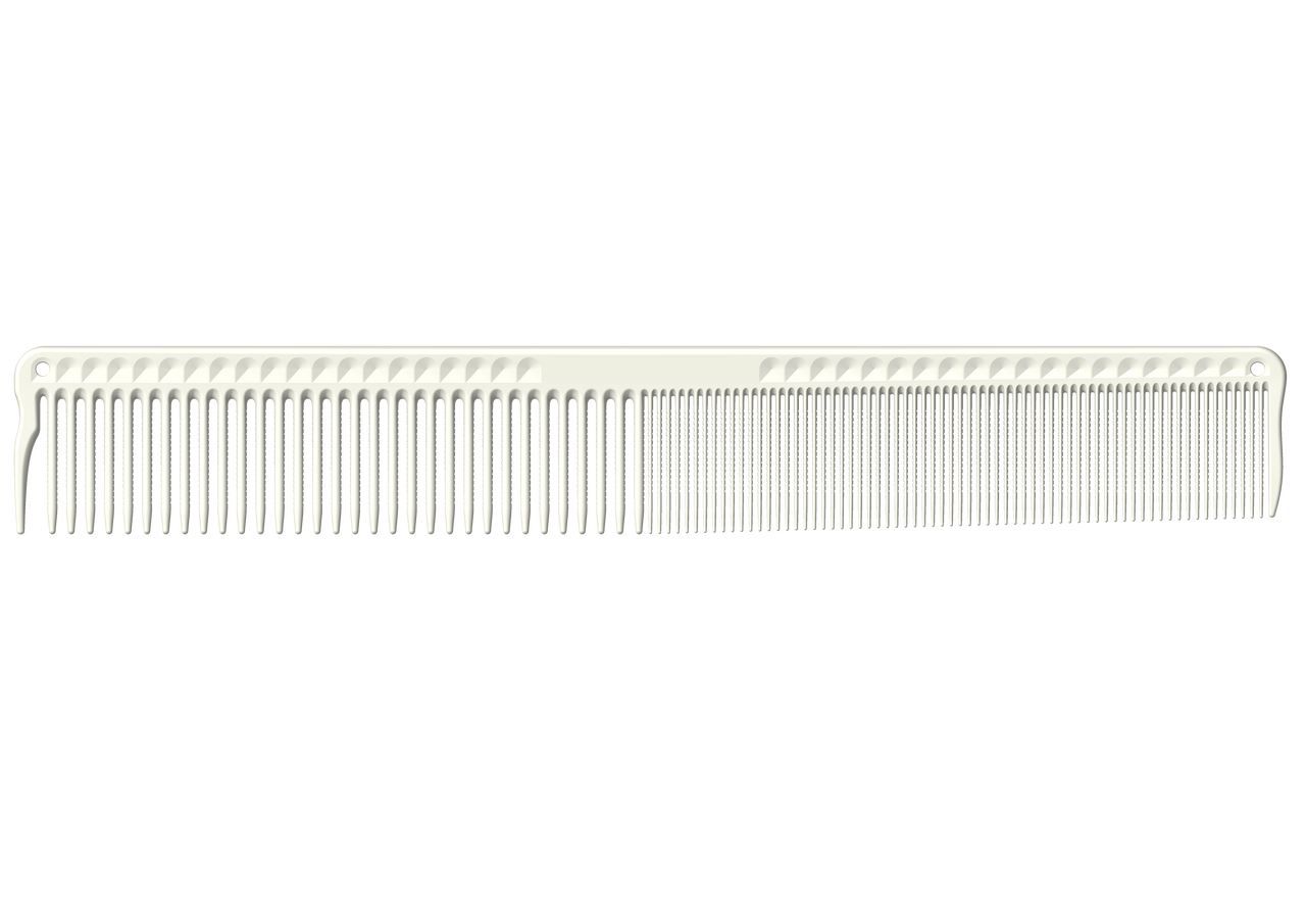 JRL Fine Cutting Comb 7.4" - White