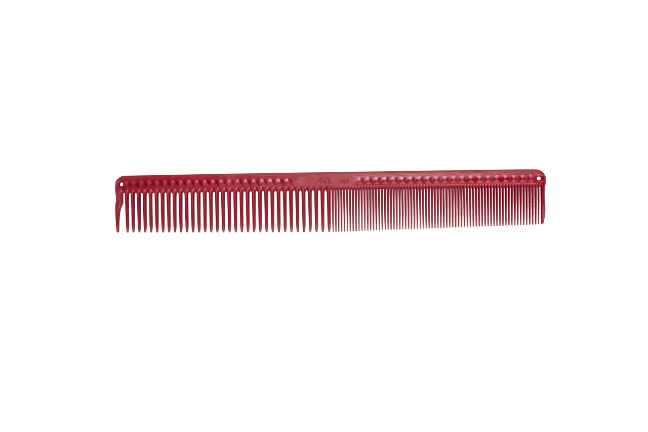 JRL Precise Cutting Comb 8.6" - Red