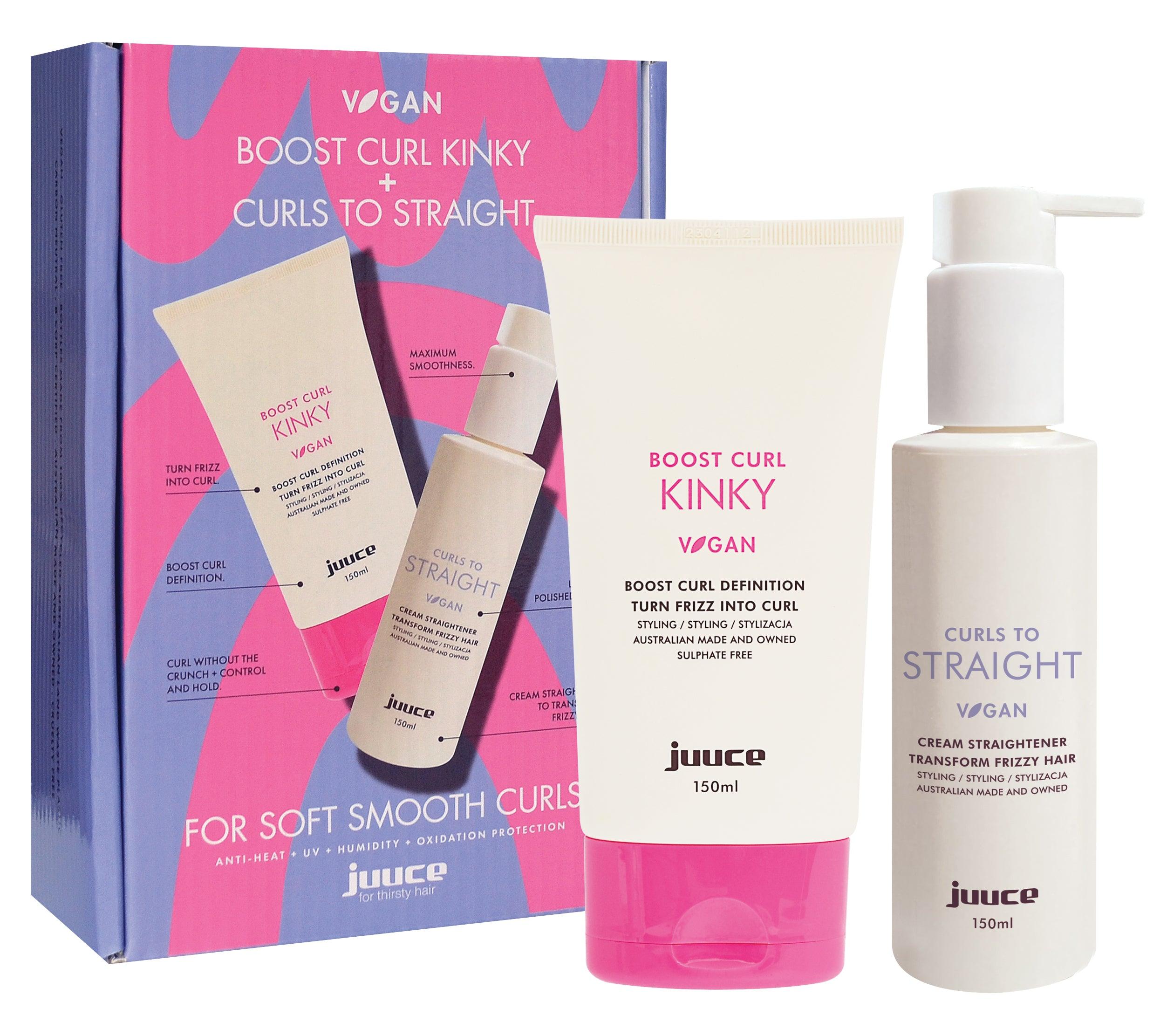 Juuce Kinky and Curls to Straight Duo Pack