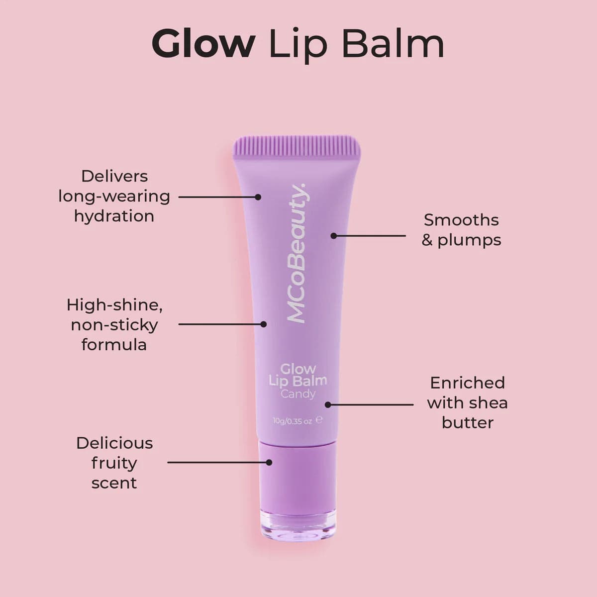 MCoBeauty Glow Lip Balm - Candy