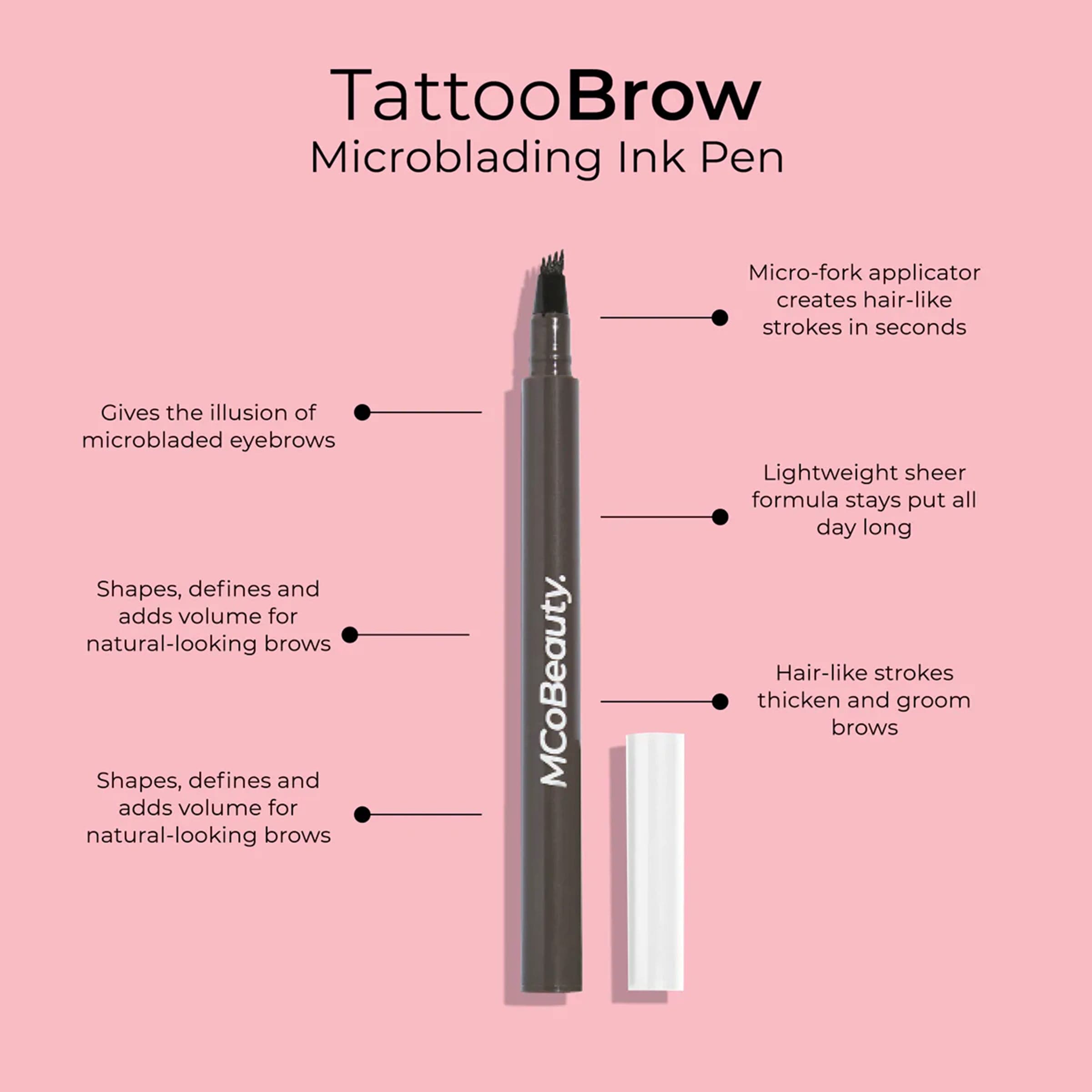 MCoBeauty Tattoo Eyebrow Microblading Ink Pen - Medium/Dark 1.5ml