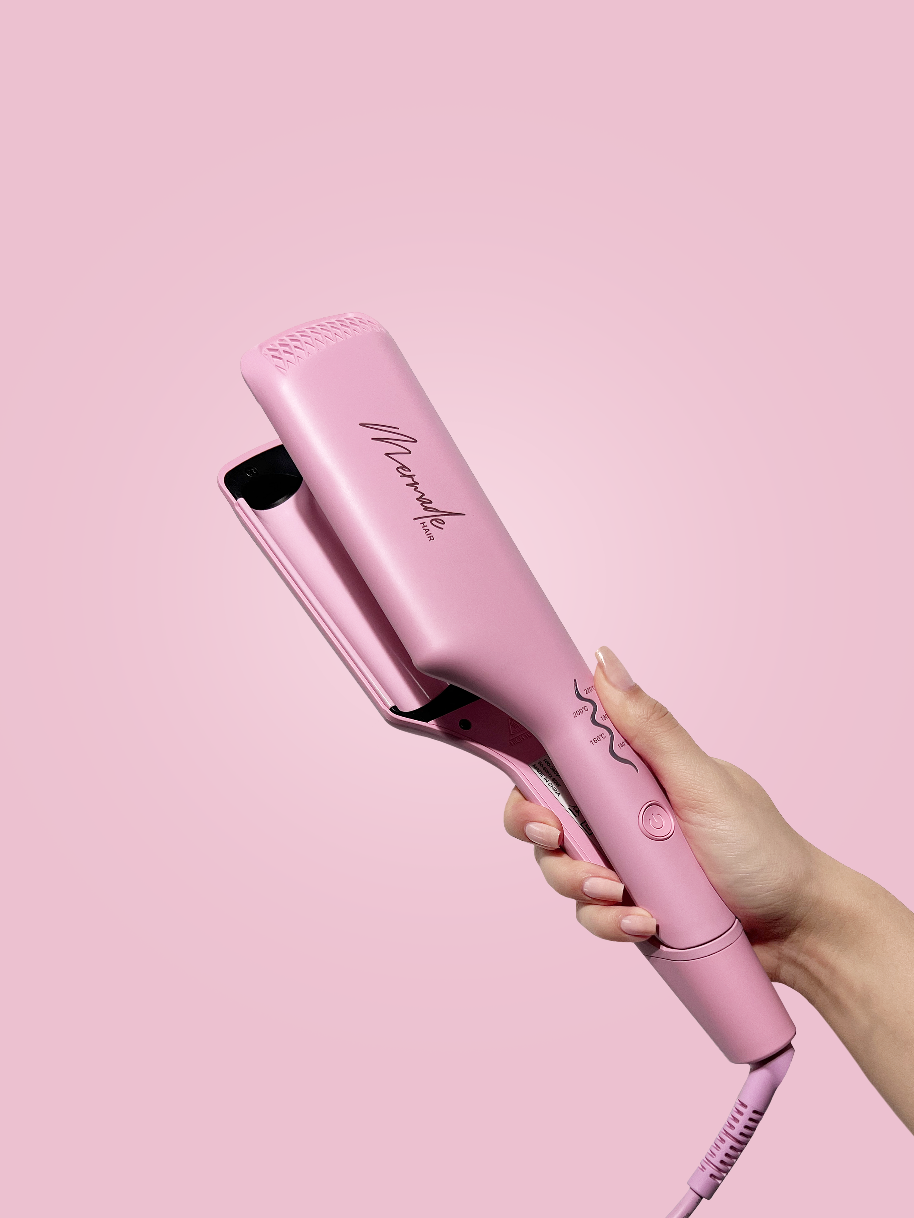 Mermade Hair Double Waver - Pink