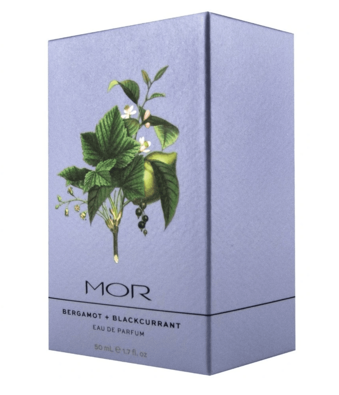 MOR Botanicals Bergamot + Blackcurrant Eau De Parfum 50ml