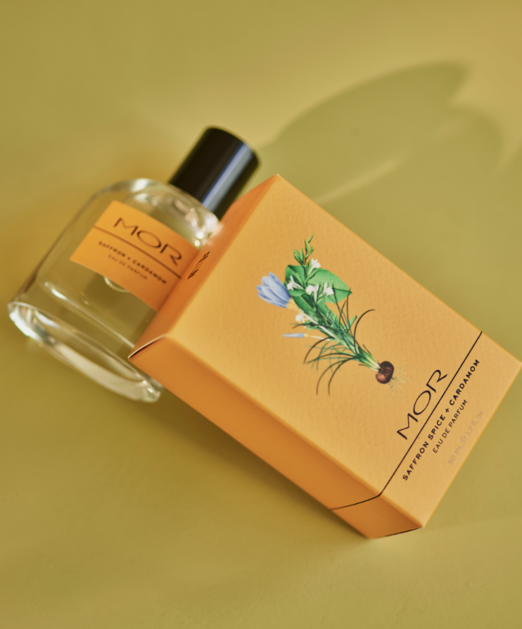 MOR Botanicals Saffron Spice + Cardamom Eau De Parfum 50ml