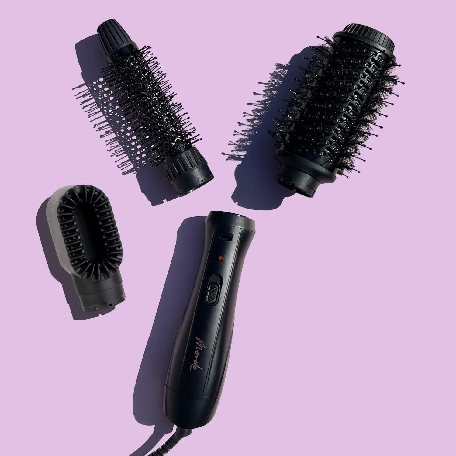 Mermade Hair Interchangeable Blow Dry Brush - Black