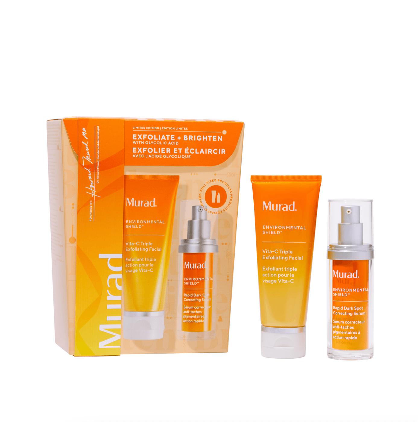 Murad Exfoliate + Brighten Set