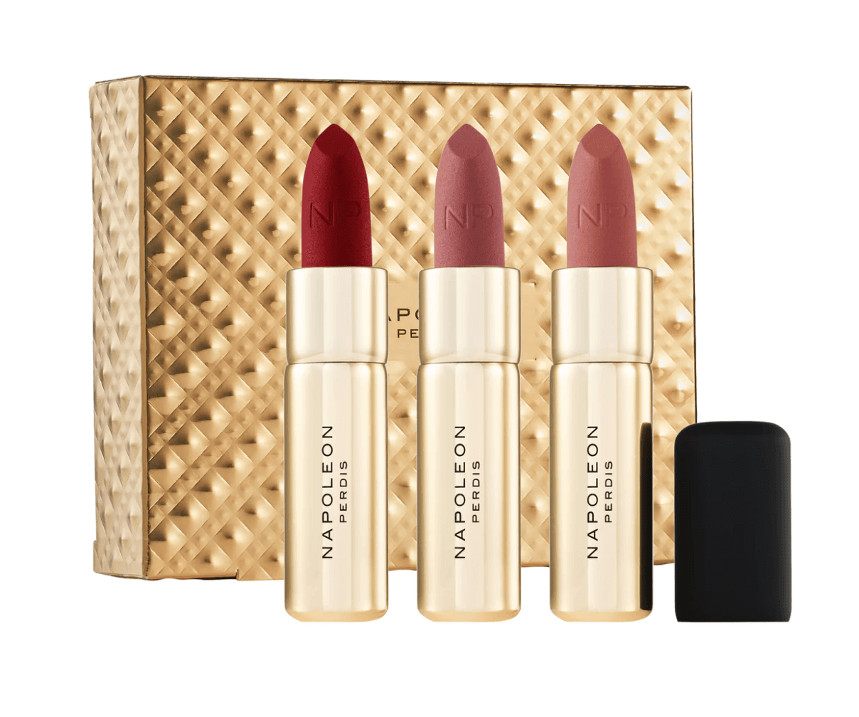 Napoleon Perdis Unapologetic Allure Soul-Matte Longwear Lipstick Trio