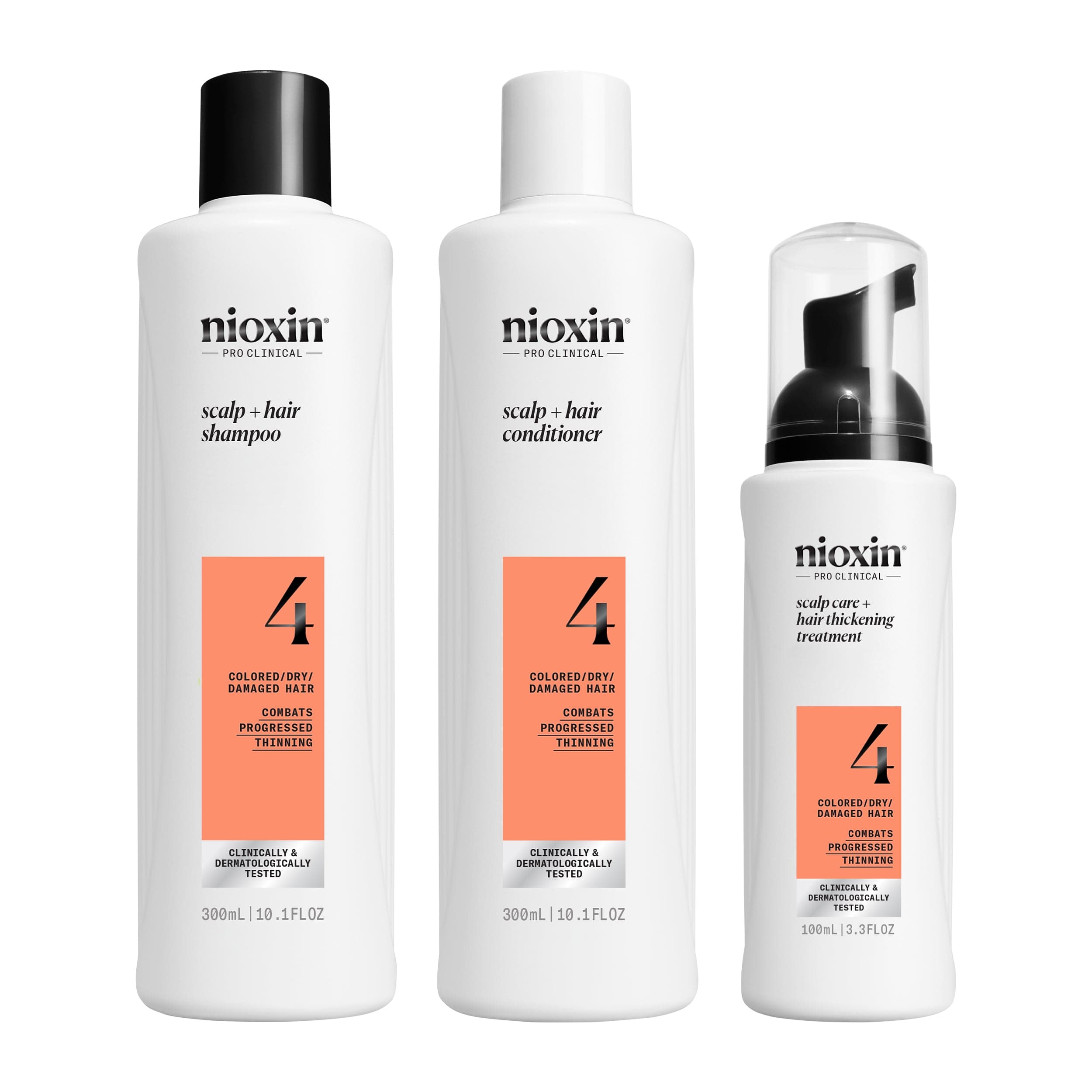 Nioxin Scalp + Hair Thickening System 4 Trio Pack