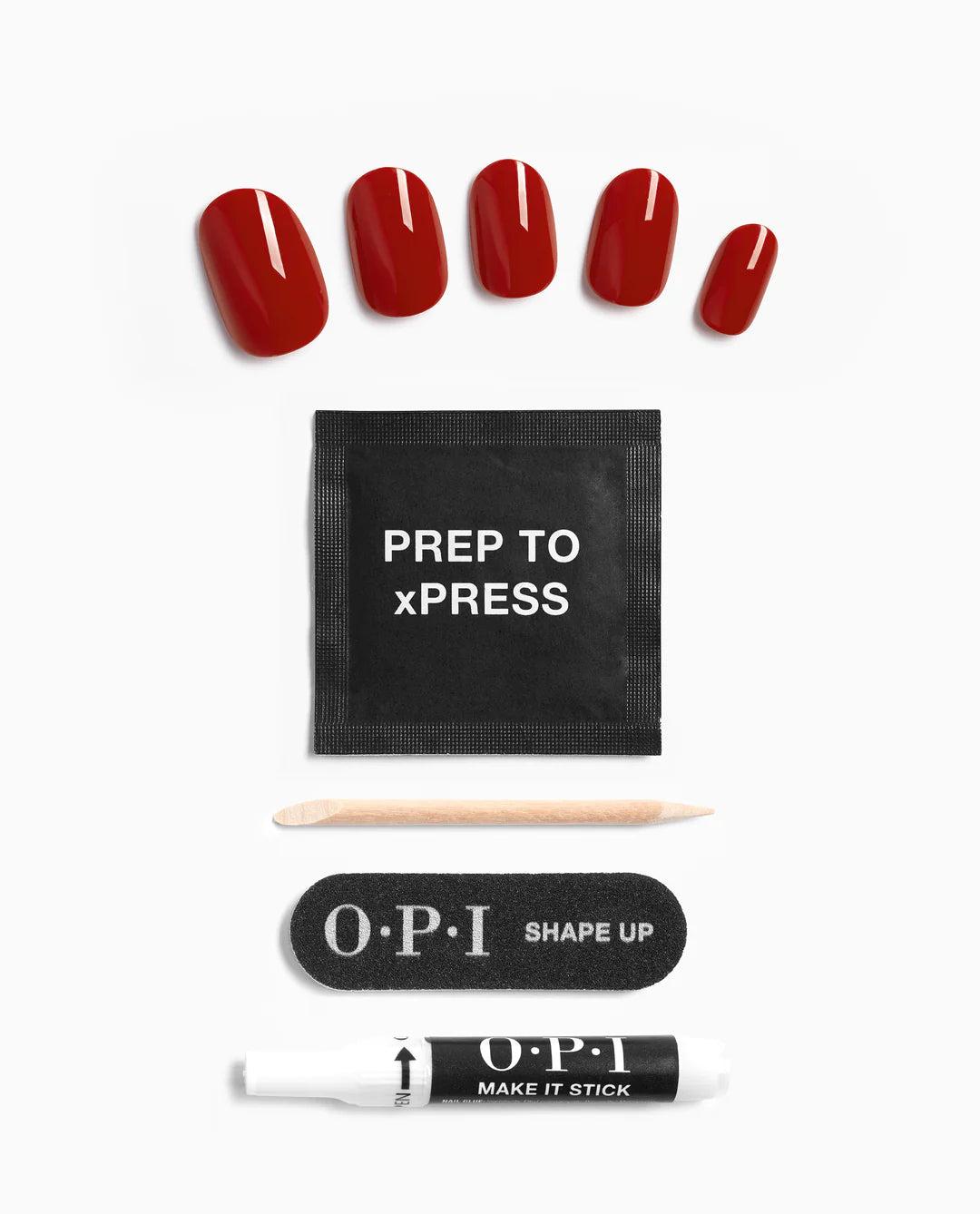 OPI xPRESS/ON Big Apple Red