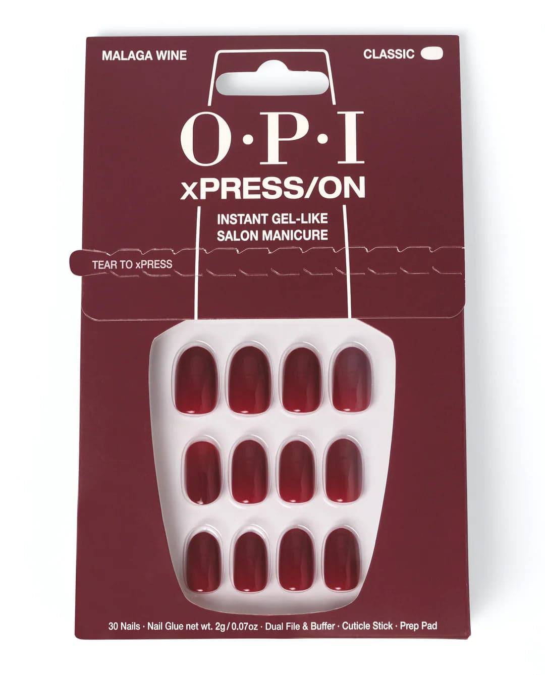 OPI xPRESS/ON Malaga Wine