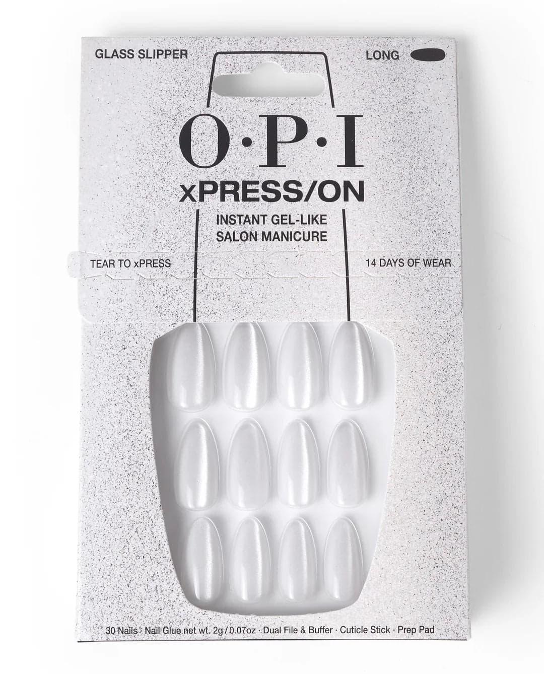 OPI xPRESS/ON Press On Nails Glass Slipper