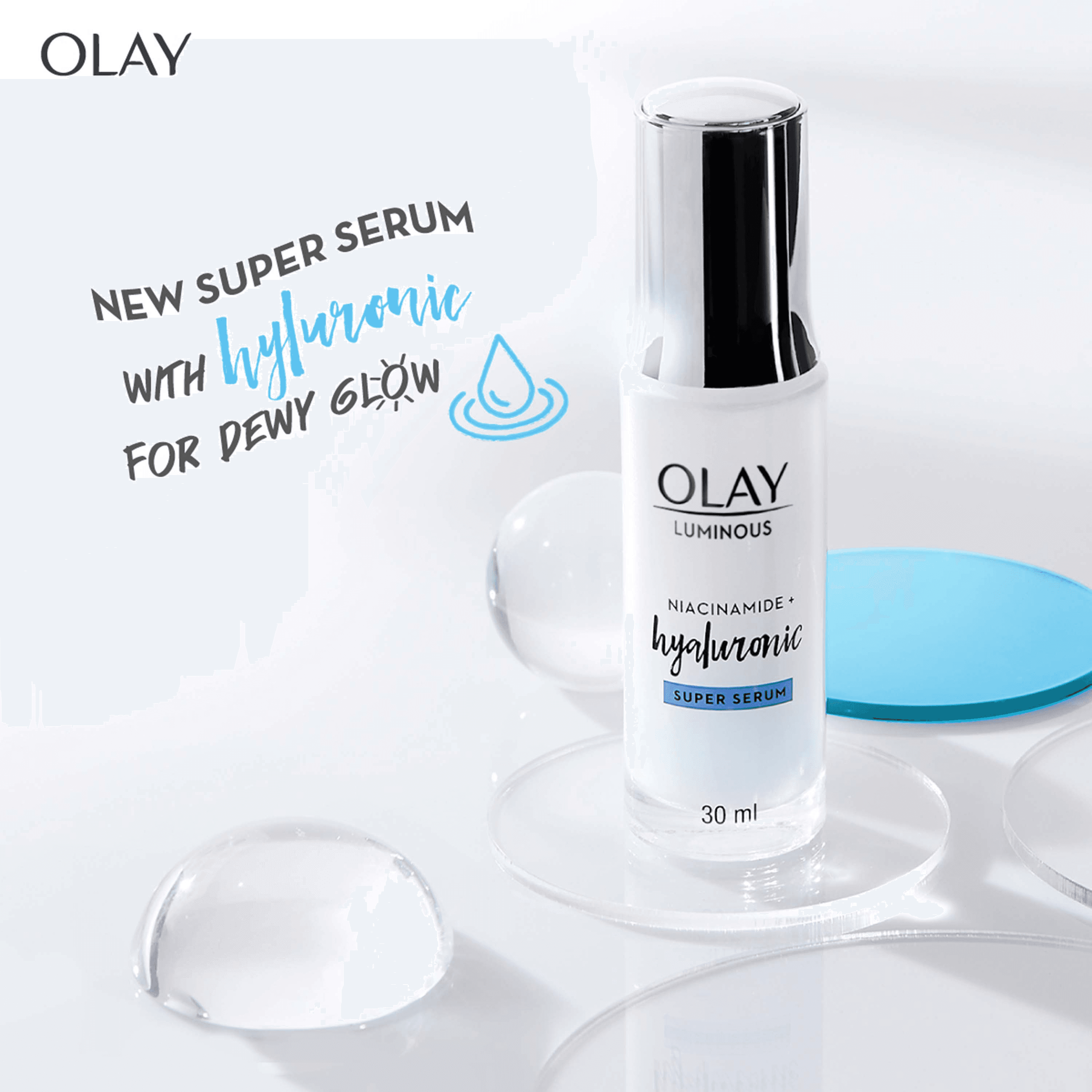 Olay Luminous Hyaluron + Niacinamide Gel Serum 30ml