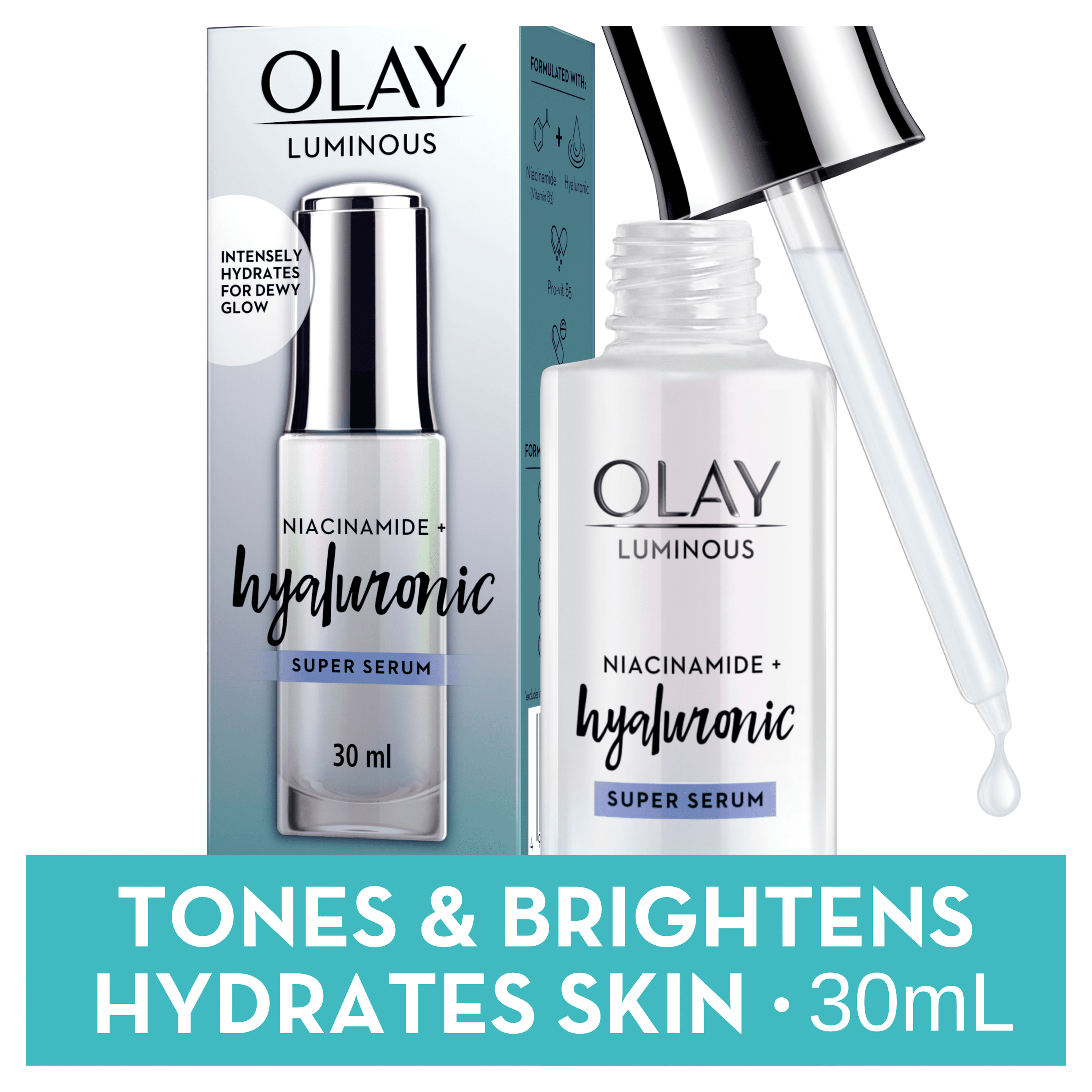 Olay Luminous Hyaluron + Niacinamide Gel Serum 30ml