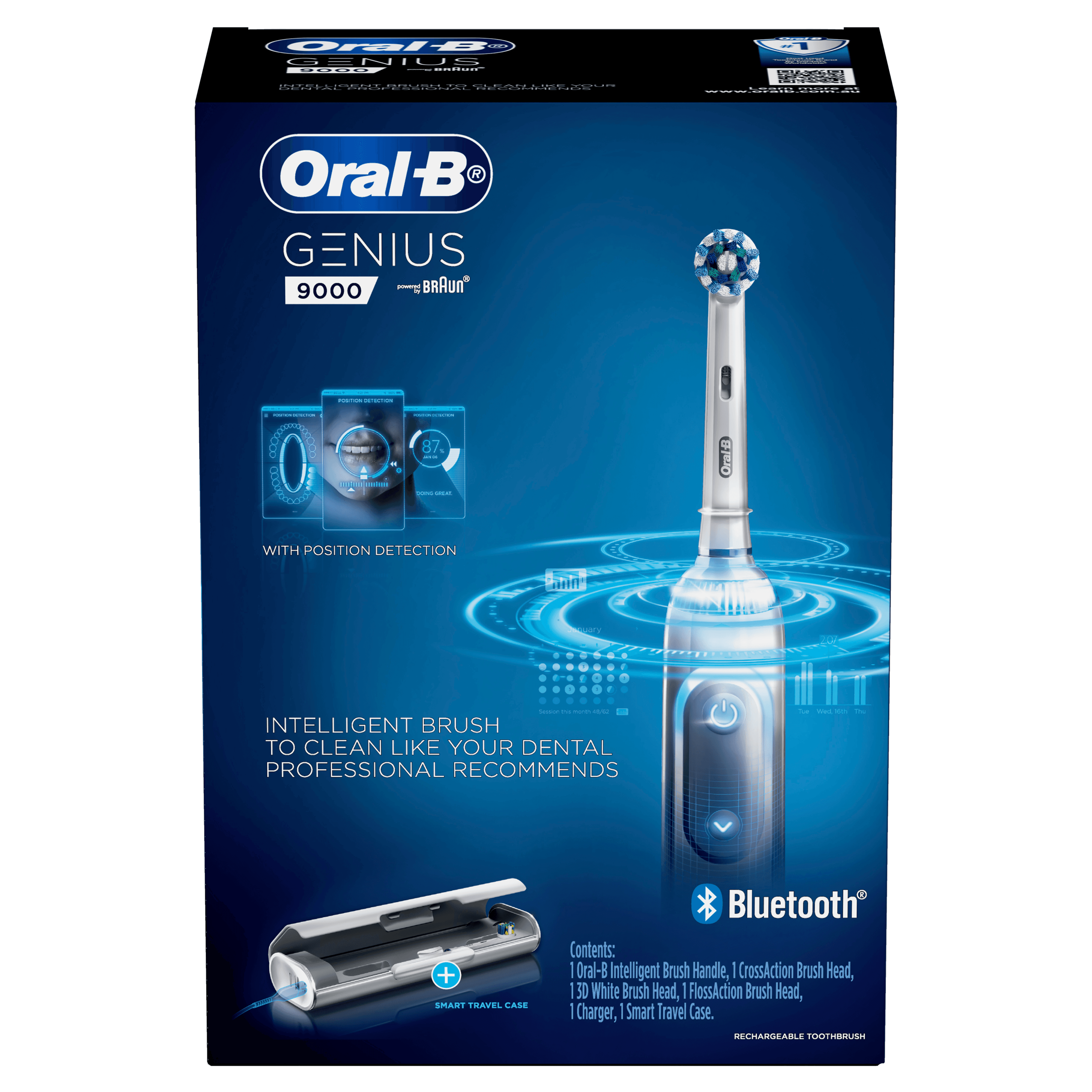 Oral-B Genius Series 9000 Electric Toothbrush WHITE