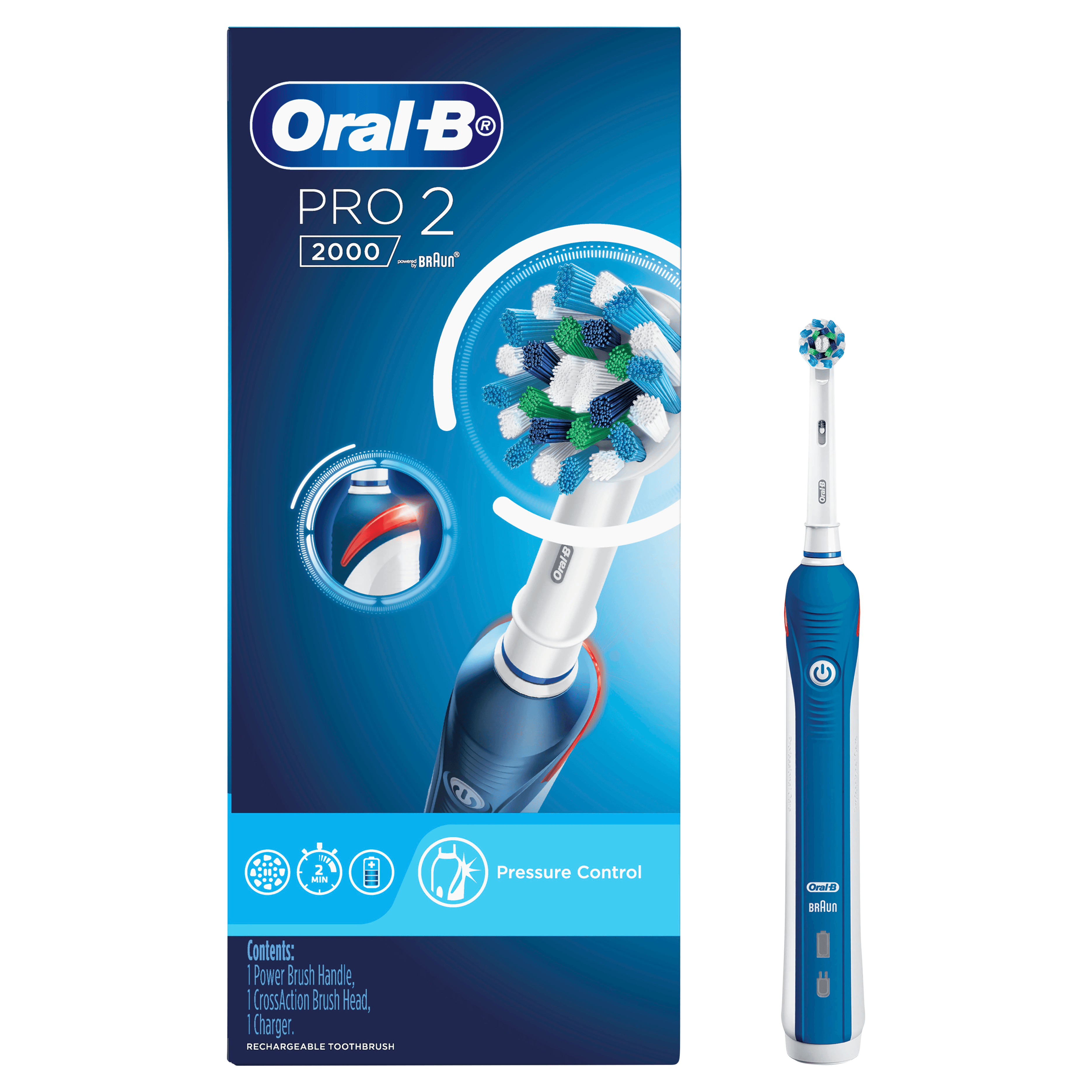 Oral-B Pro 2 2000 Electric Toothbrush DARK BLUE