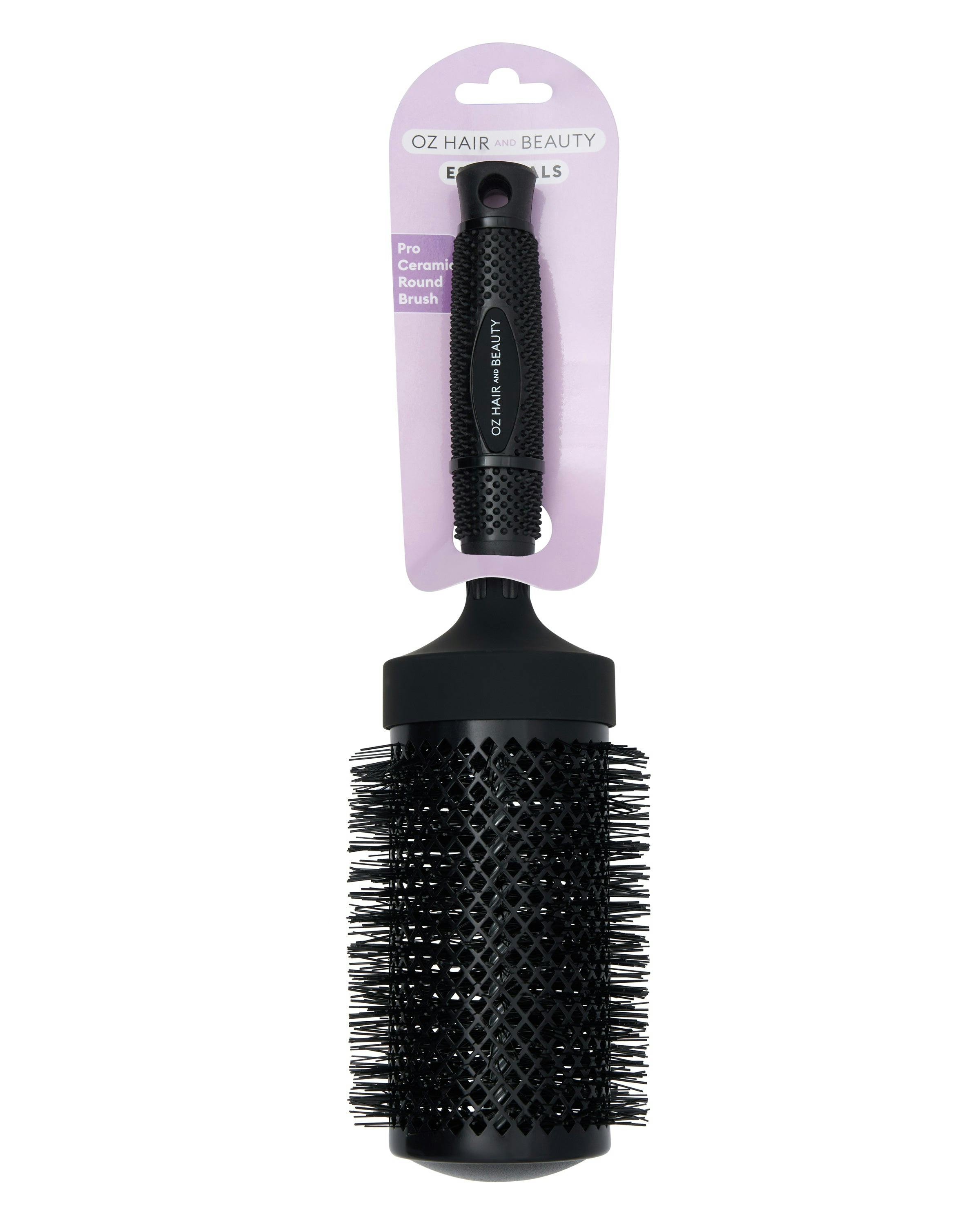 Oz Hair and Beauty Essentials Salon Pro Brush 65mm - Black