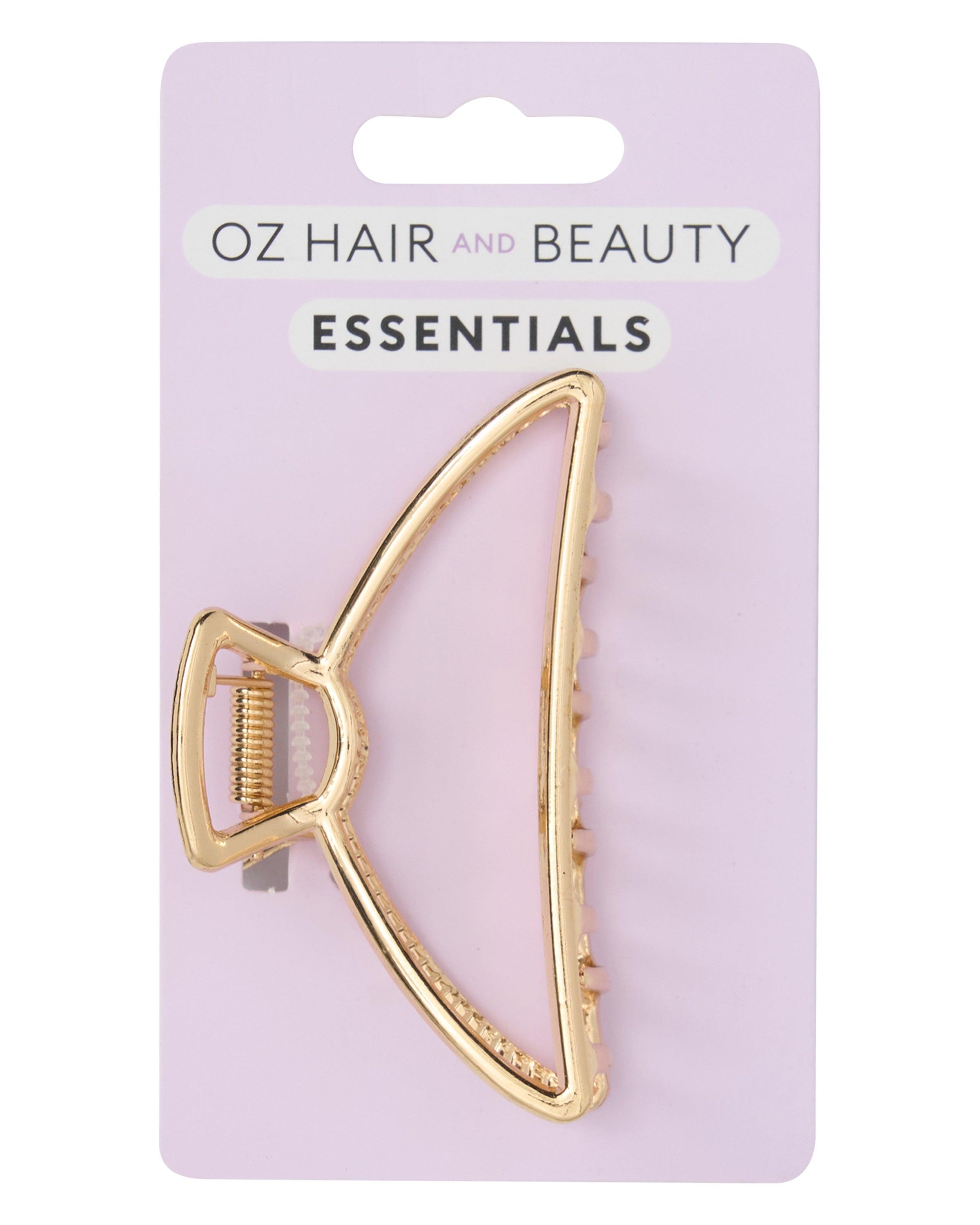 Oz Hair and Beauty Essentials Metal Claw Clip - Gold