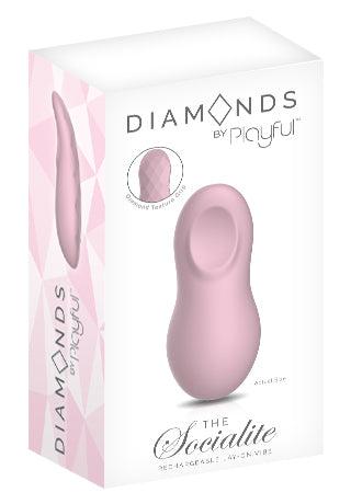 Playful Diamonds The Socialite - Pink Lay On Vibe