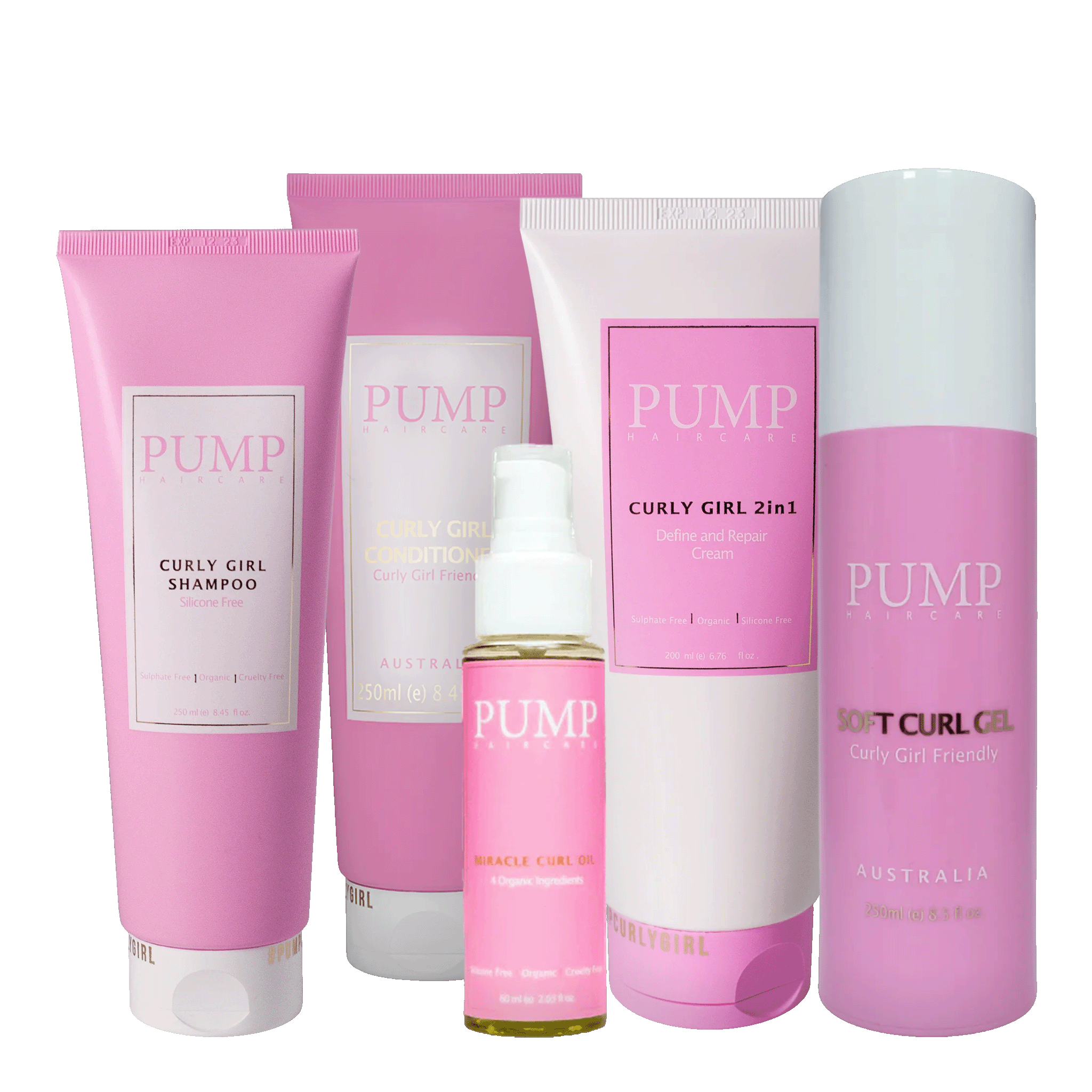 Pump Haircare Curly Girl Bundle