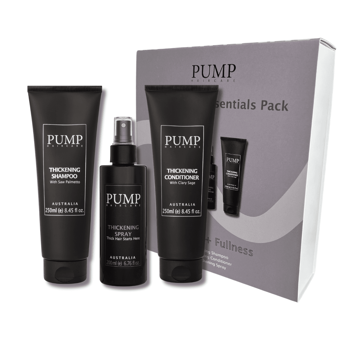 Pump Haircare Thickening Essentials Pack