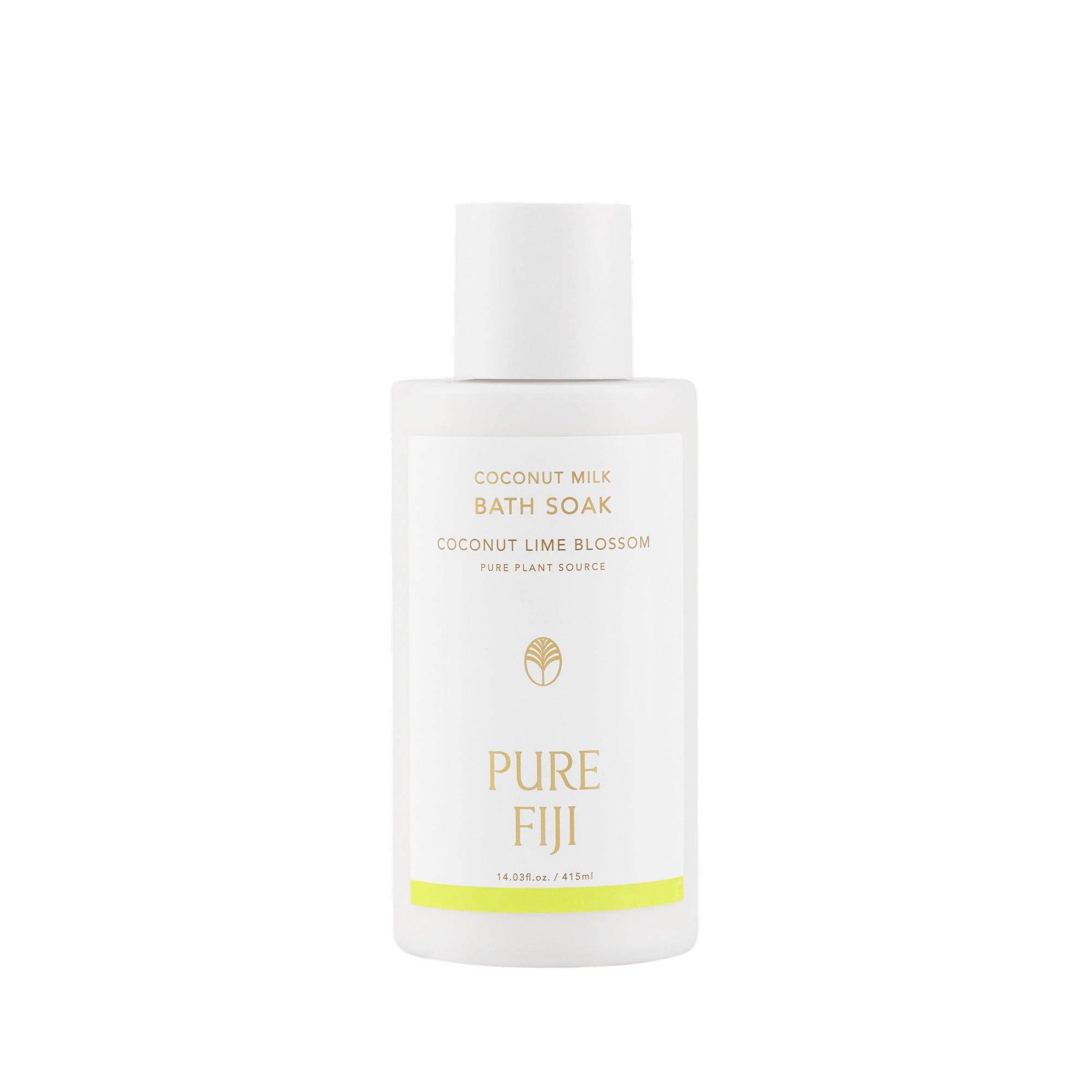 Pure Fiji Coconut Milk Bath Soak 415ml - Coconut Lime Blossom