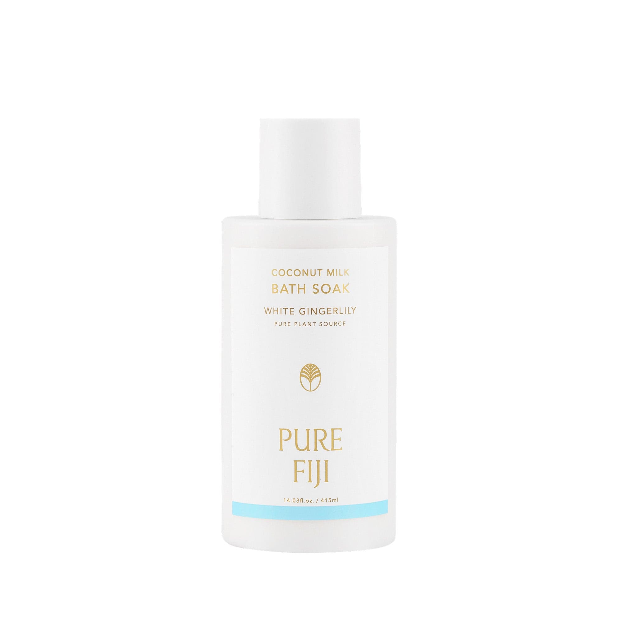 Pure Fiji Coconut Milk Bath Soak 415ml - White Gingerlily