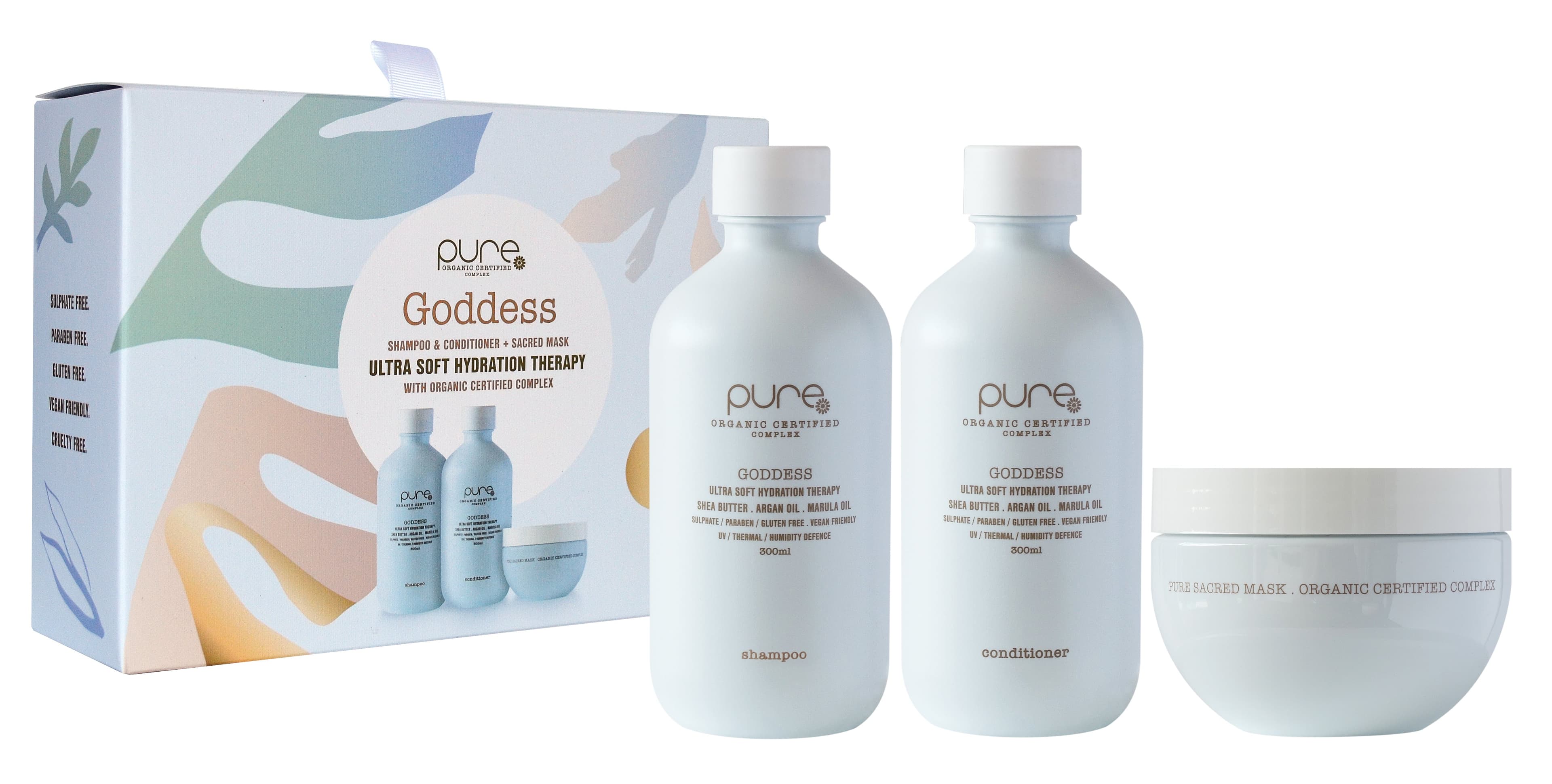 Pure Goddess & Sacred Argan Mask Trio Pack