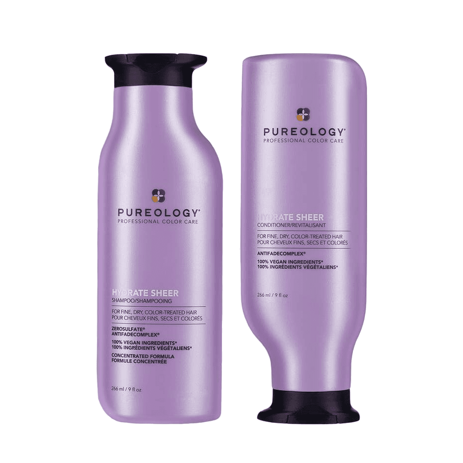 Pureology Hydrate Sheer Shampoo and Conditioner 266ml Bundle