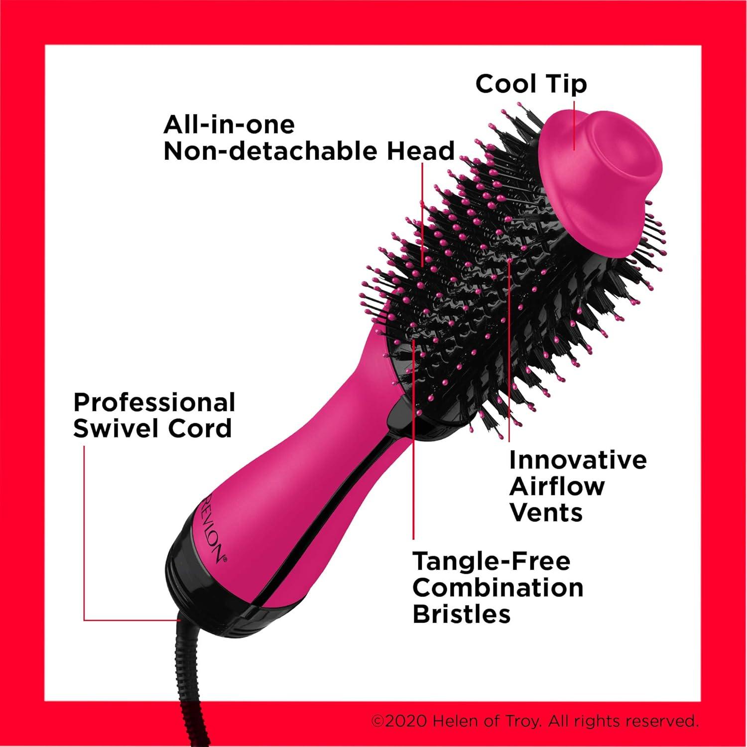 Revlon One-Step Volumiser Original 1.0 Blowout Brush Pink