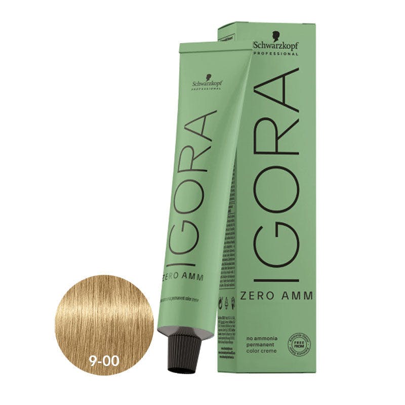 Schwarzkopf Igora Zero Ammonia Color Creme - 9-00 Extra Light Blonde Natural 60ml
