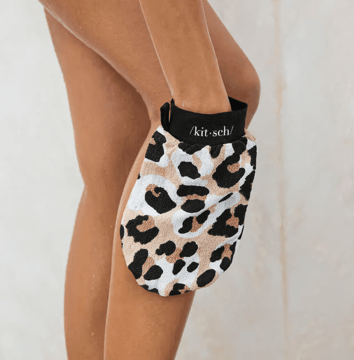 Kitsch Eco-Friendly Exfoliating Glove - Leopard