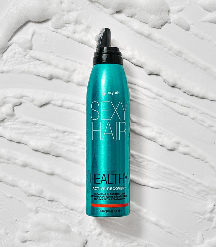 Sexy Hair Healthy Active Recovery Repairing Blow Dry Foam 200ml