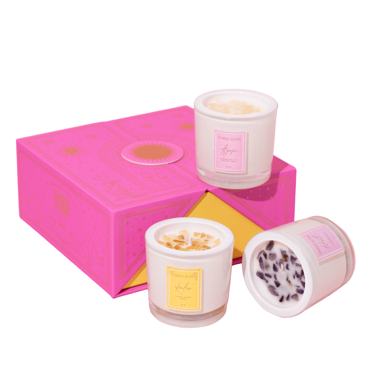 Three Suns Trio Candle Gift Pack