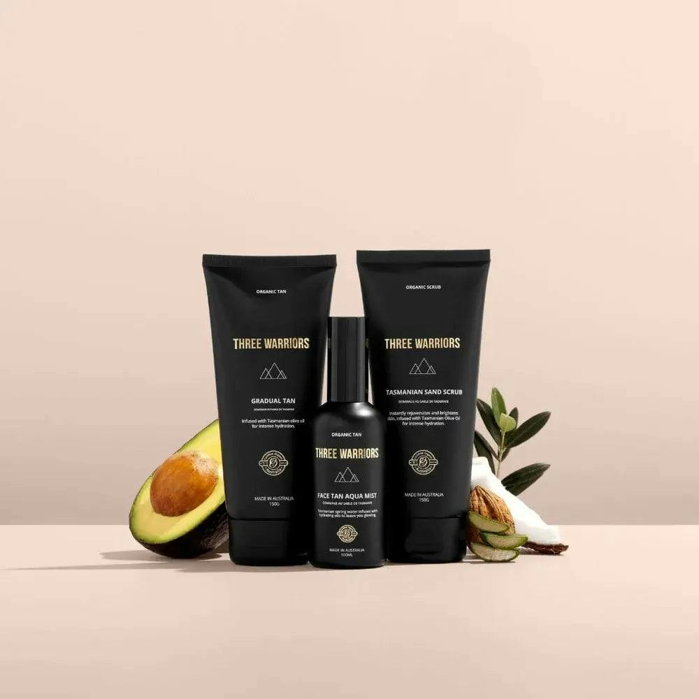 Three Warriors Tanning Essentials Trio